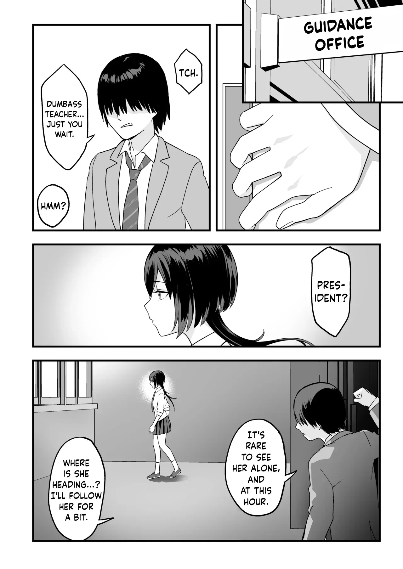 InCha na Ore dake ga Shitteiru Seitokaichou no Uragawa. ~Kakure Kyonyuu no Senpai ga Kairaku ni Kuppuku Shite Ochiru made — page 16