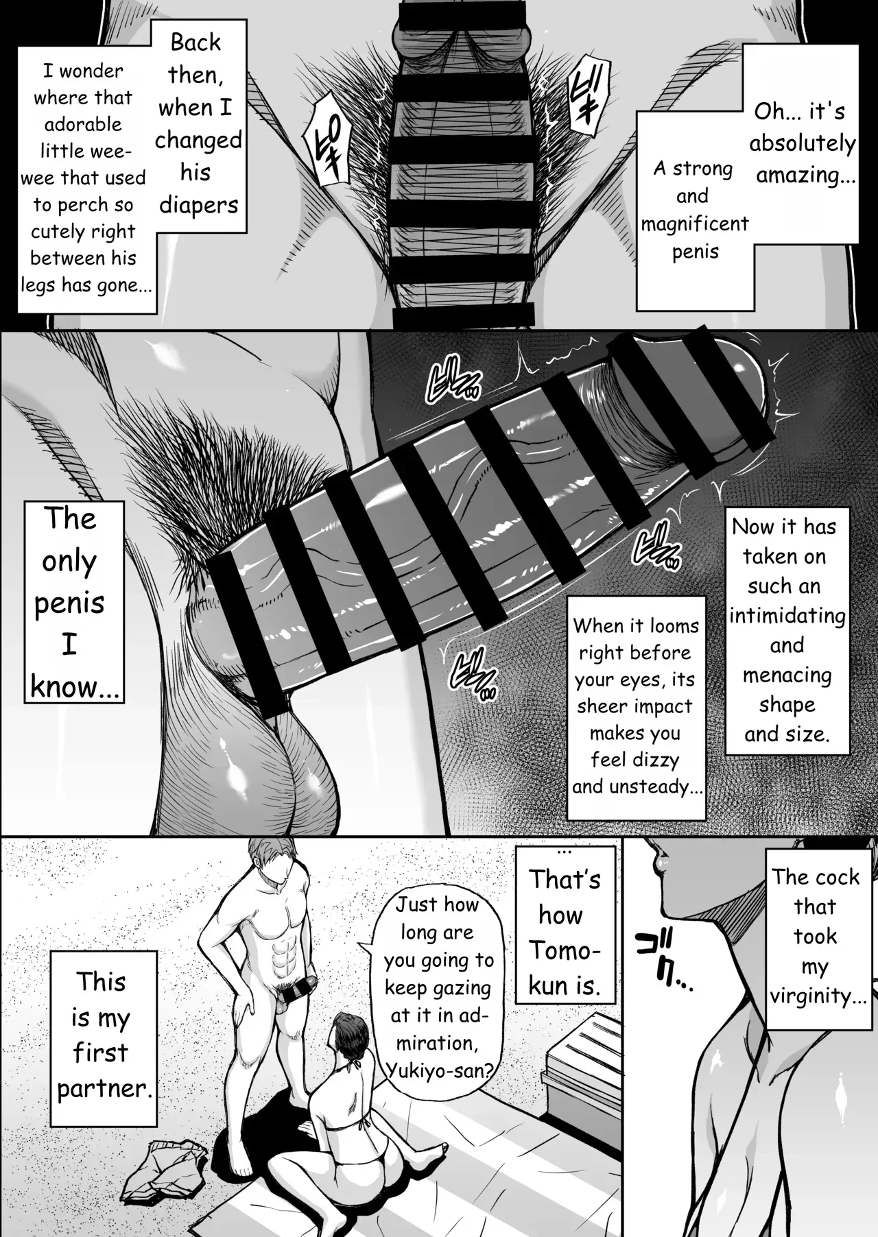 Toujou Yukiyo 37-sai Manatsu no Beach de Aokan Hamedori Sex Oi no Iu Koto ni wa Sakaraenai Watashi — page 11