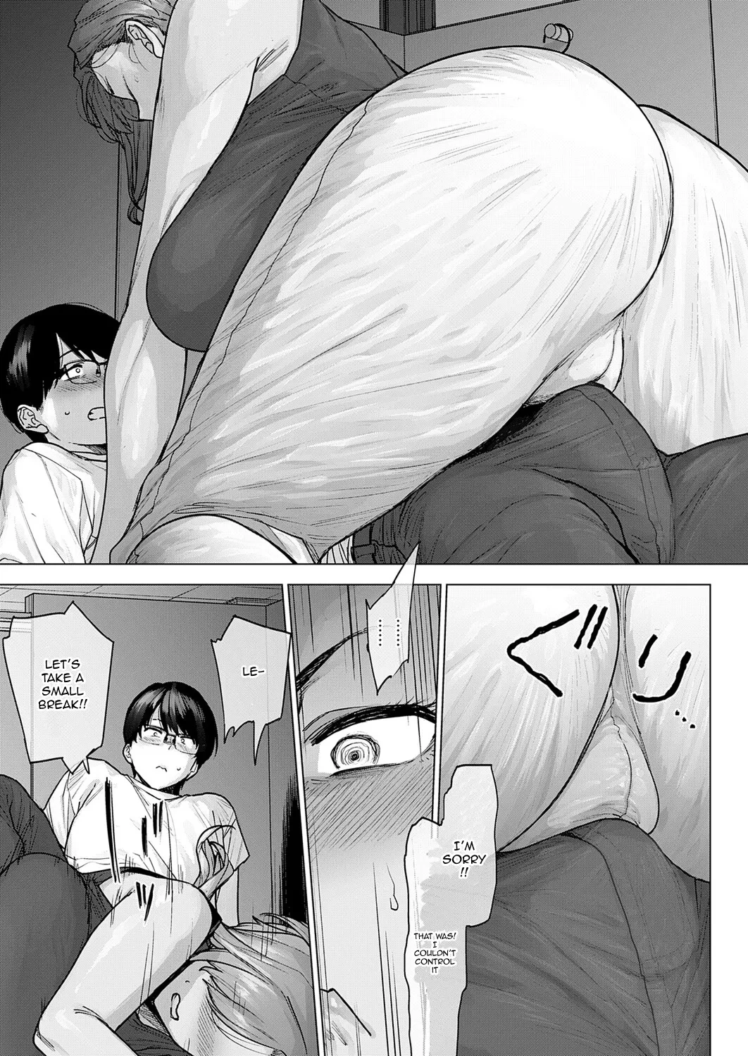 My Huge Senpai at Work is Scary and Cute — page 11