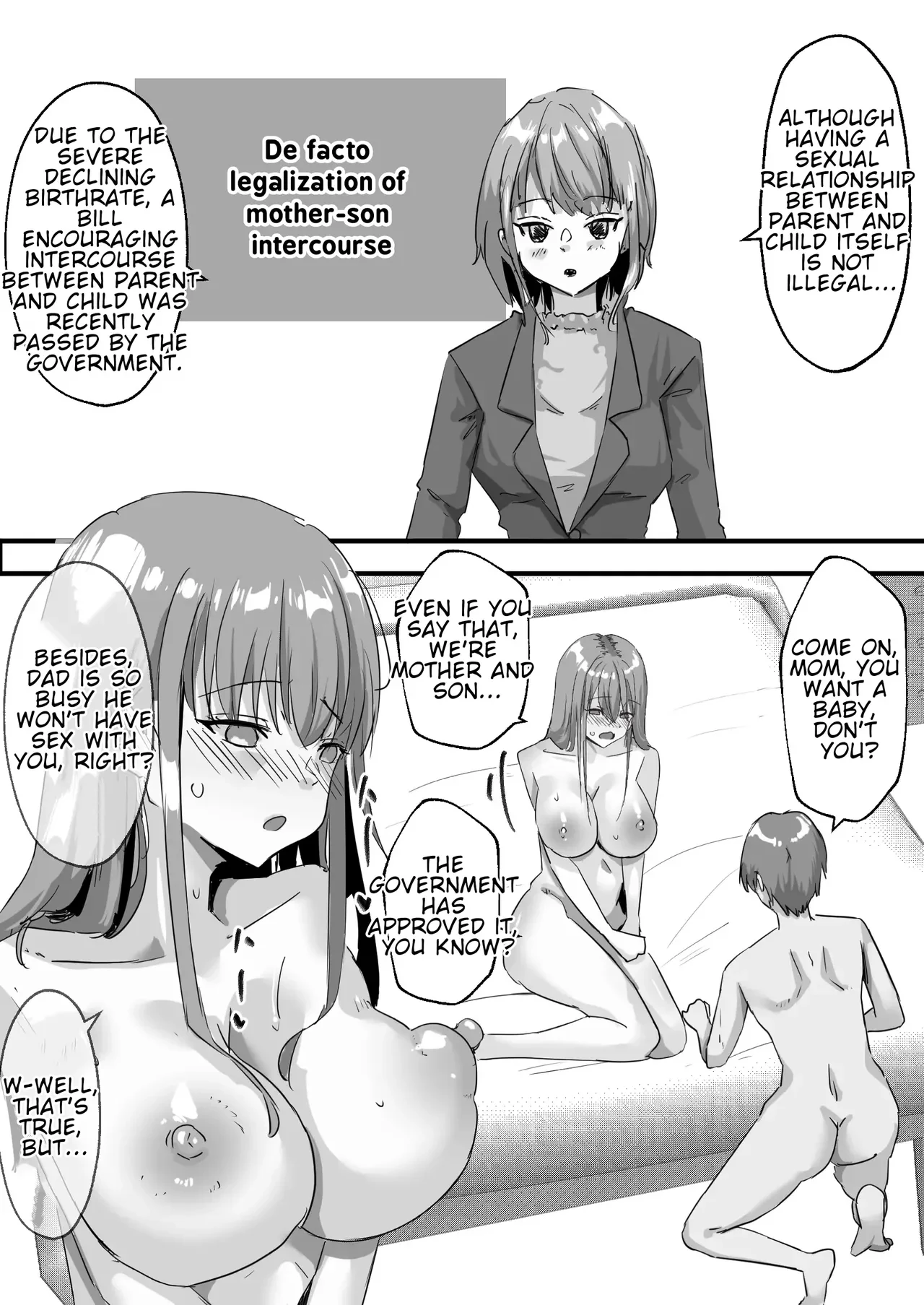 Boshi Ecchi Gouhouka｜Legalization Of Mother-Son Sex — page 11