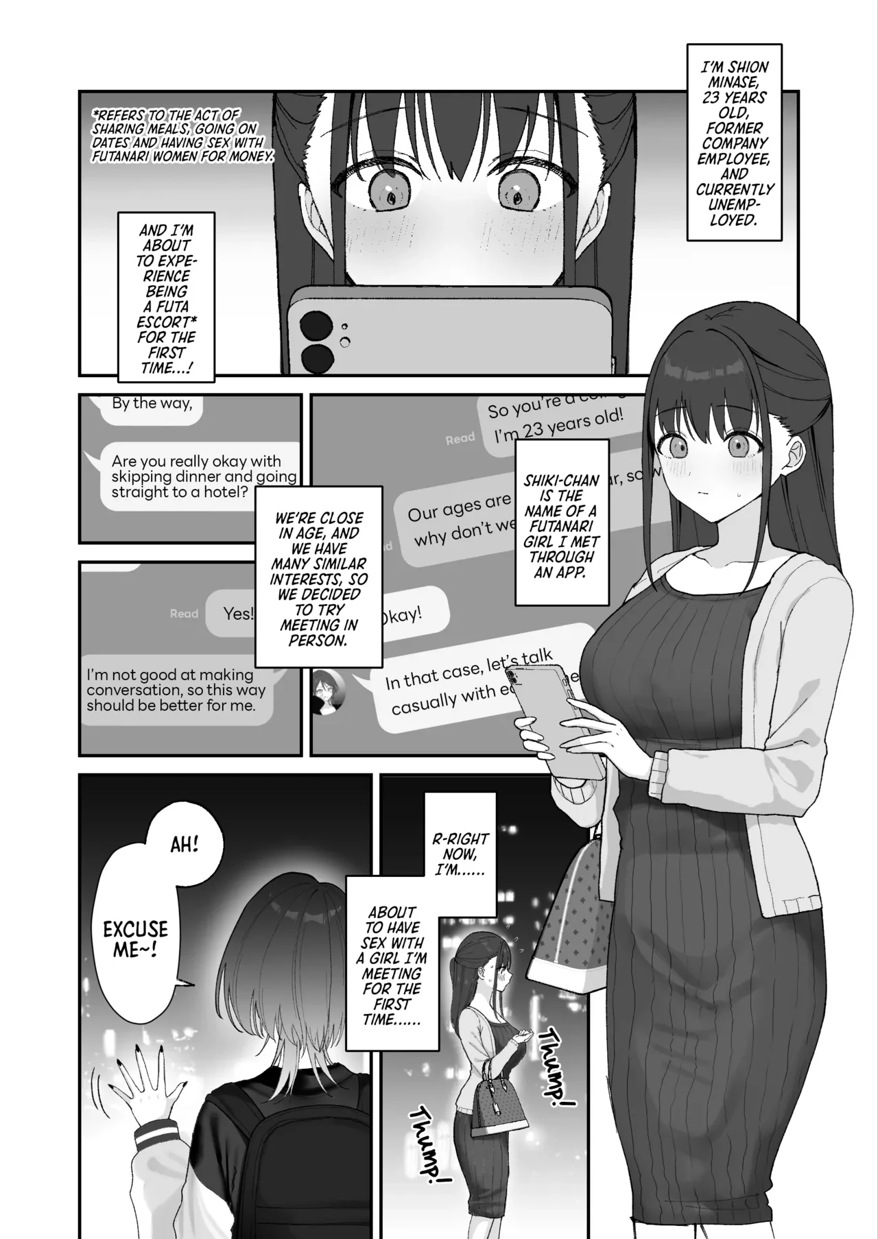 An Onee-san Gets Totally Hooked on Sex That Makes Her Moan Like Crazy! ~And Becomes the Exclusive Fuck-Hole of a Futanari College Girl — page 2