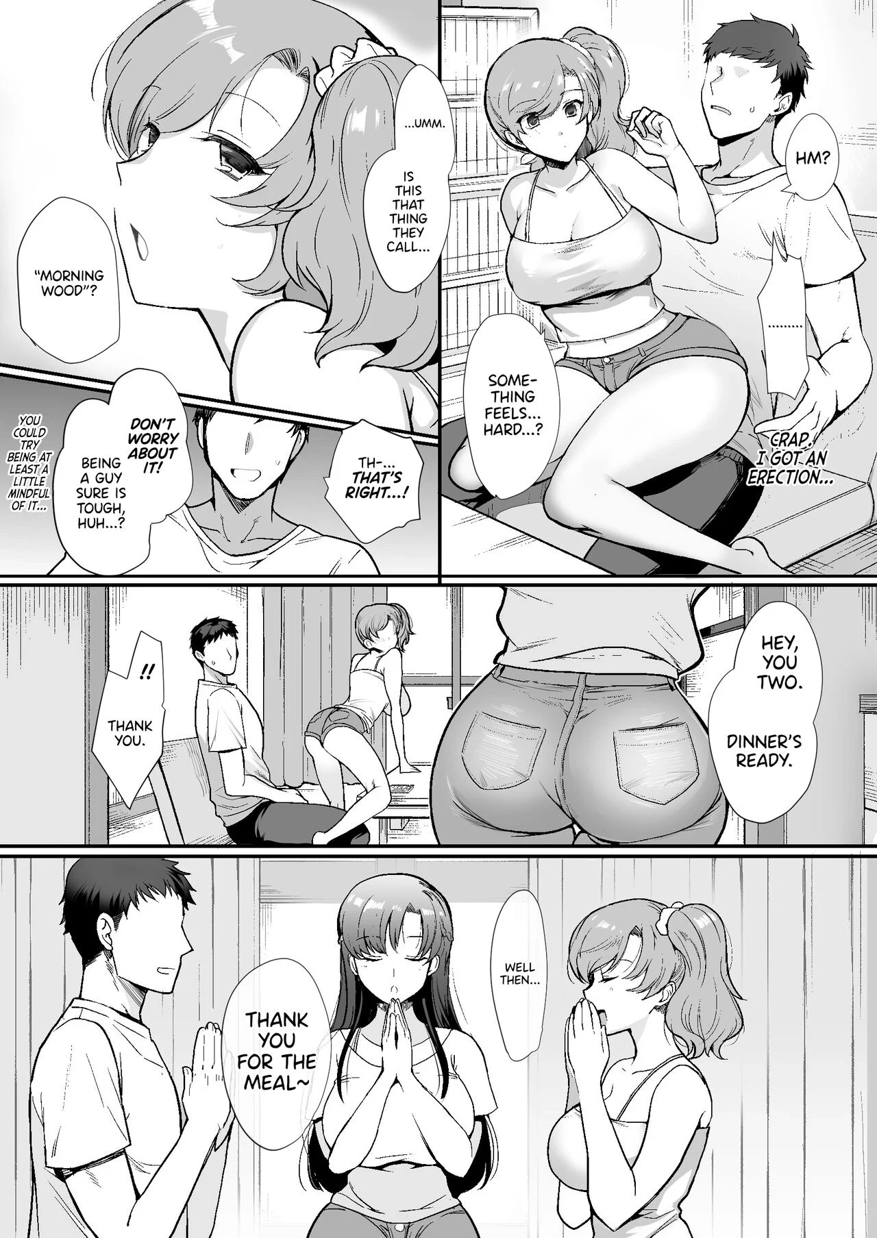 My Roommates Are Way Too Lewd ~Living in a One-Room Apartment With Two Perverted Sisters — page 14
