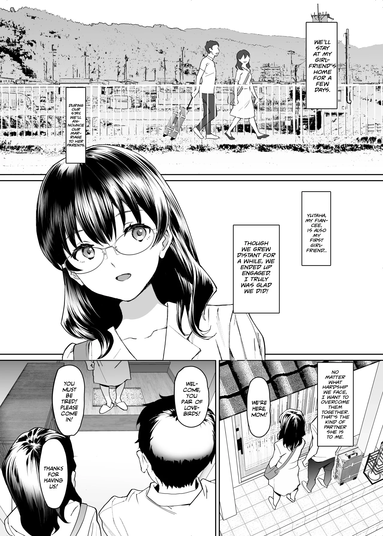 I visited my in-laws to announce my marriage and ended up fucking my girlfriend's little sister silly! — page 3