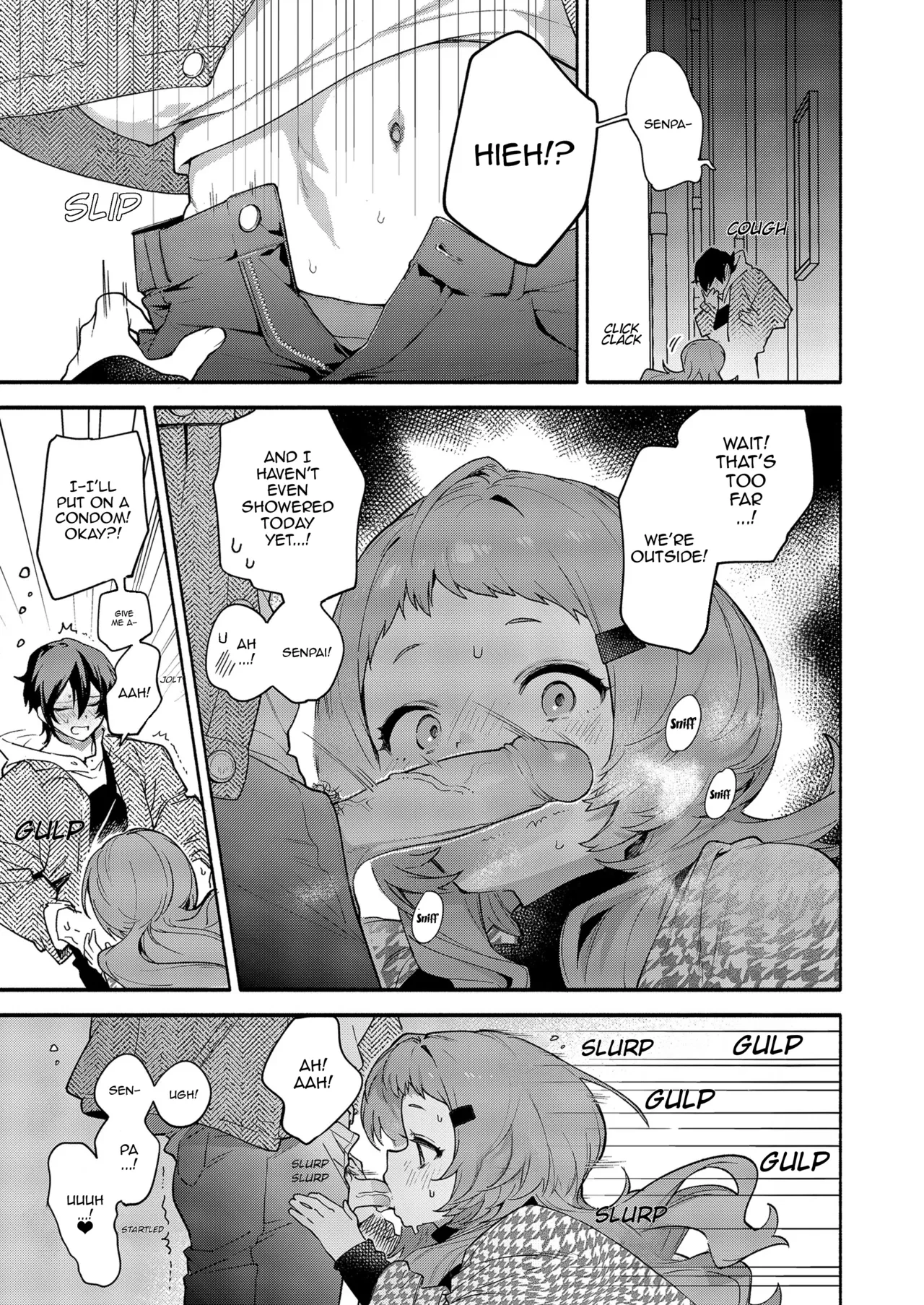 Eaten By Mako-senpai ~Falling To A Tiny But Huge Sadist Senpai — page 11