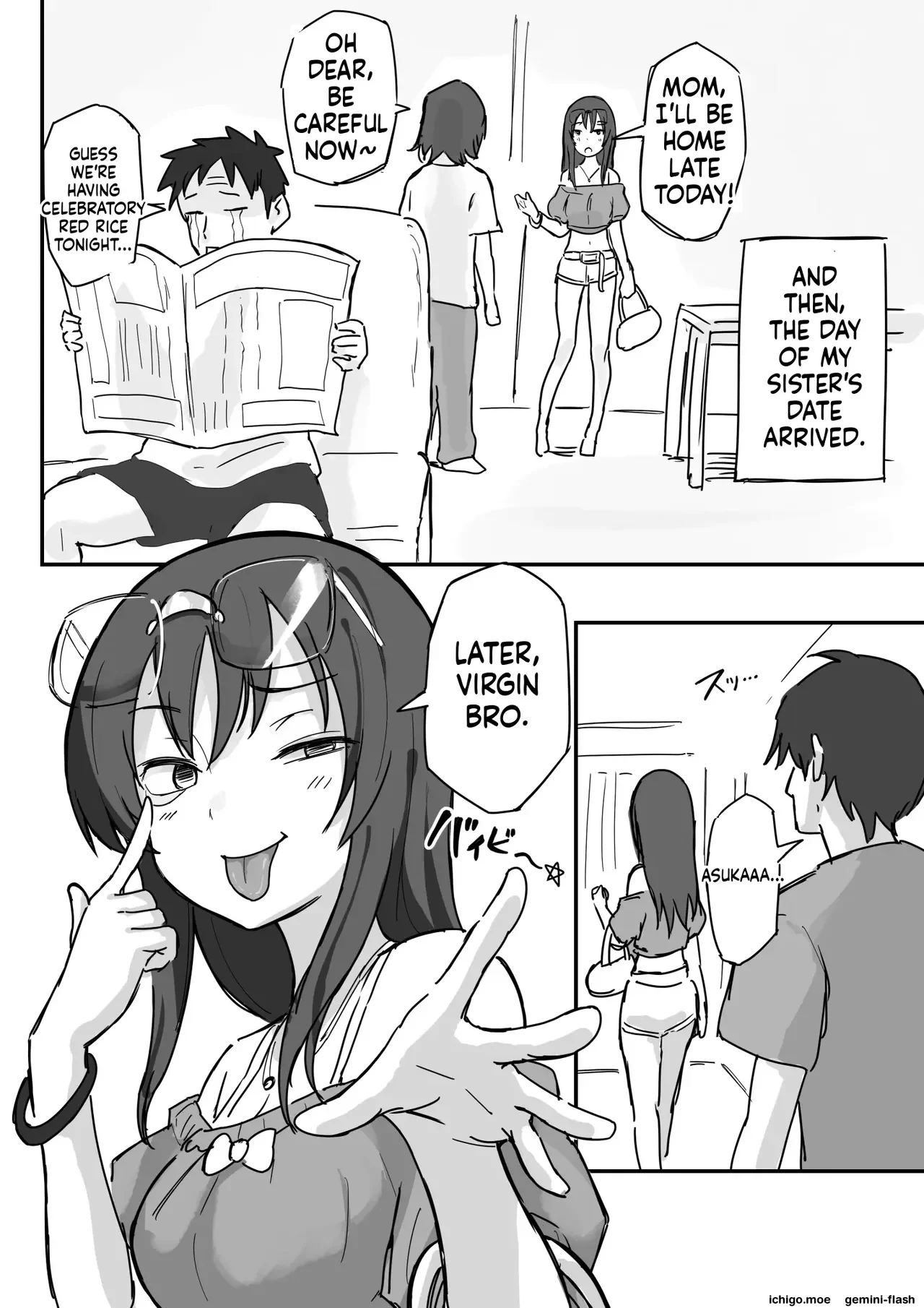 How to Practice Sex with My Bratty Younger Sister Who Has a Boyfriend — page 11