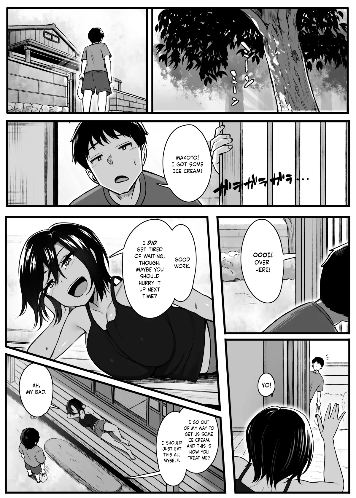 A story where a Childhood Friend that hates Losing has a Sex Battle! — page 2