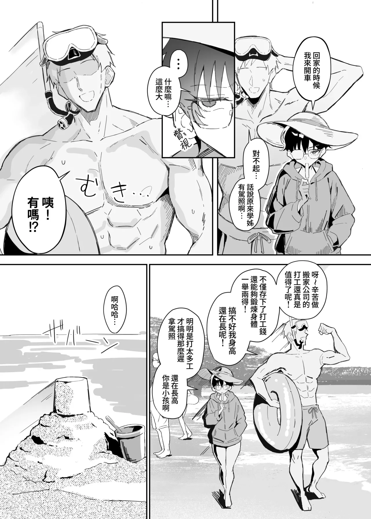 和撲克臉卻隱藏巨乳的假小子女友的無聊約會2 — page 11