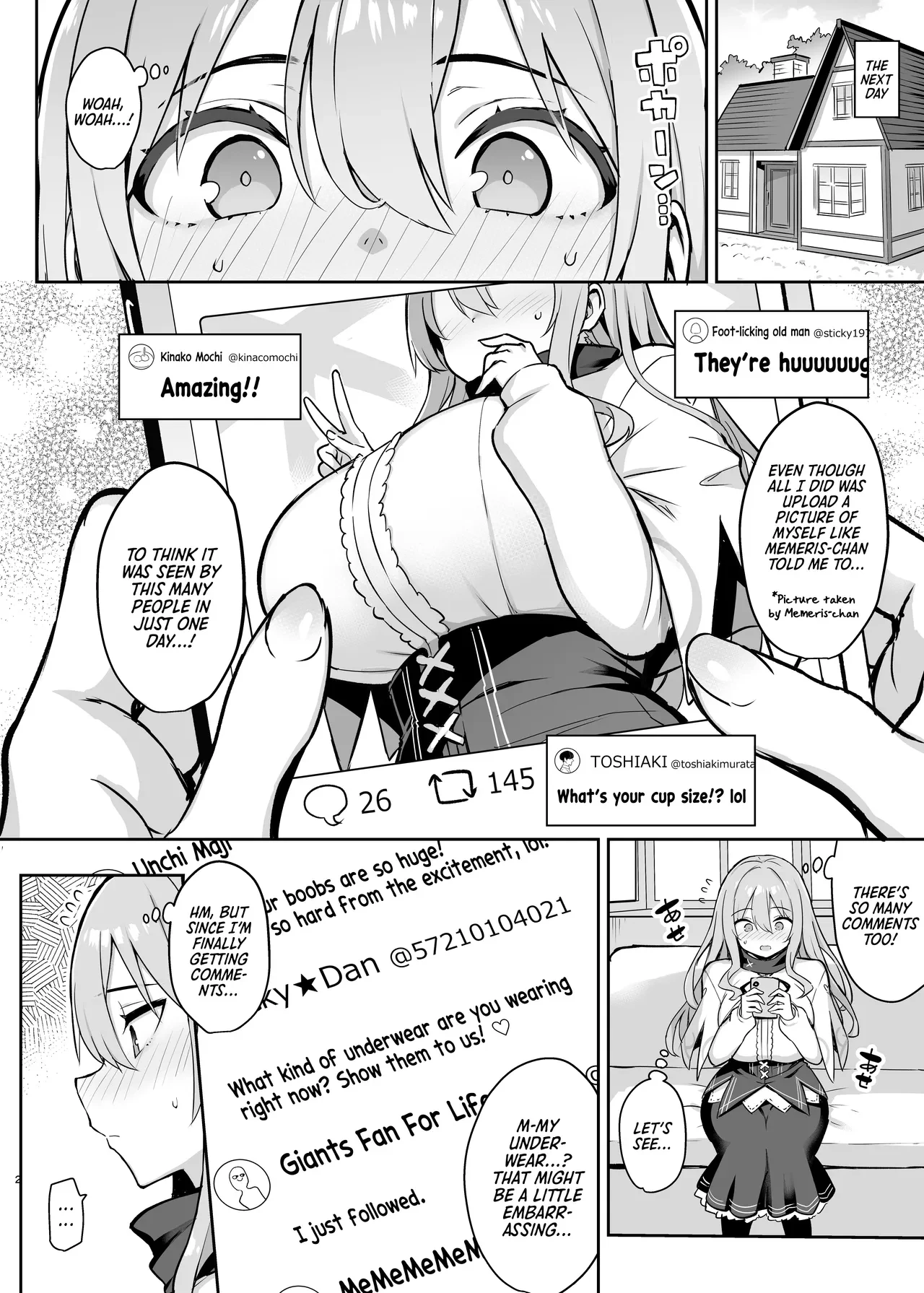 Dosukebe Seijo ga Ecchi na Haishin Katsudou ni Hamaru made - The Naughty Saint Gets Hooked on Lewd Streaming — page 3