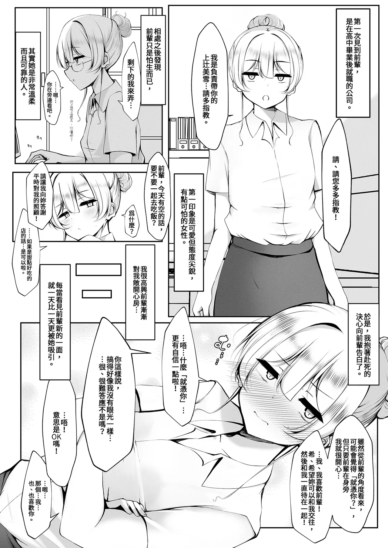 Ketsuge Haeteru Kaisha no Senpai to Tsukiau Hanashi — page 4