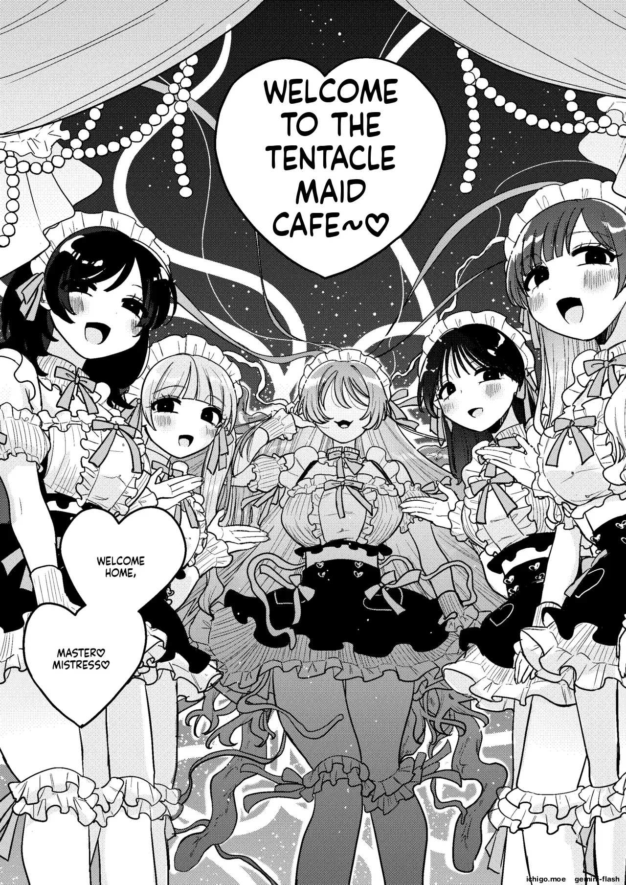 Shokushu Maid Kissa Tenchou ni Chikubi o Nerawaretemasu — page 4