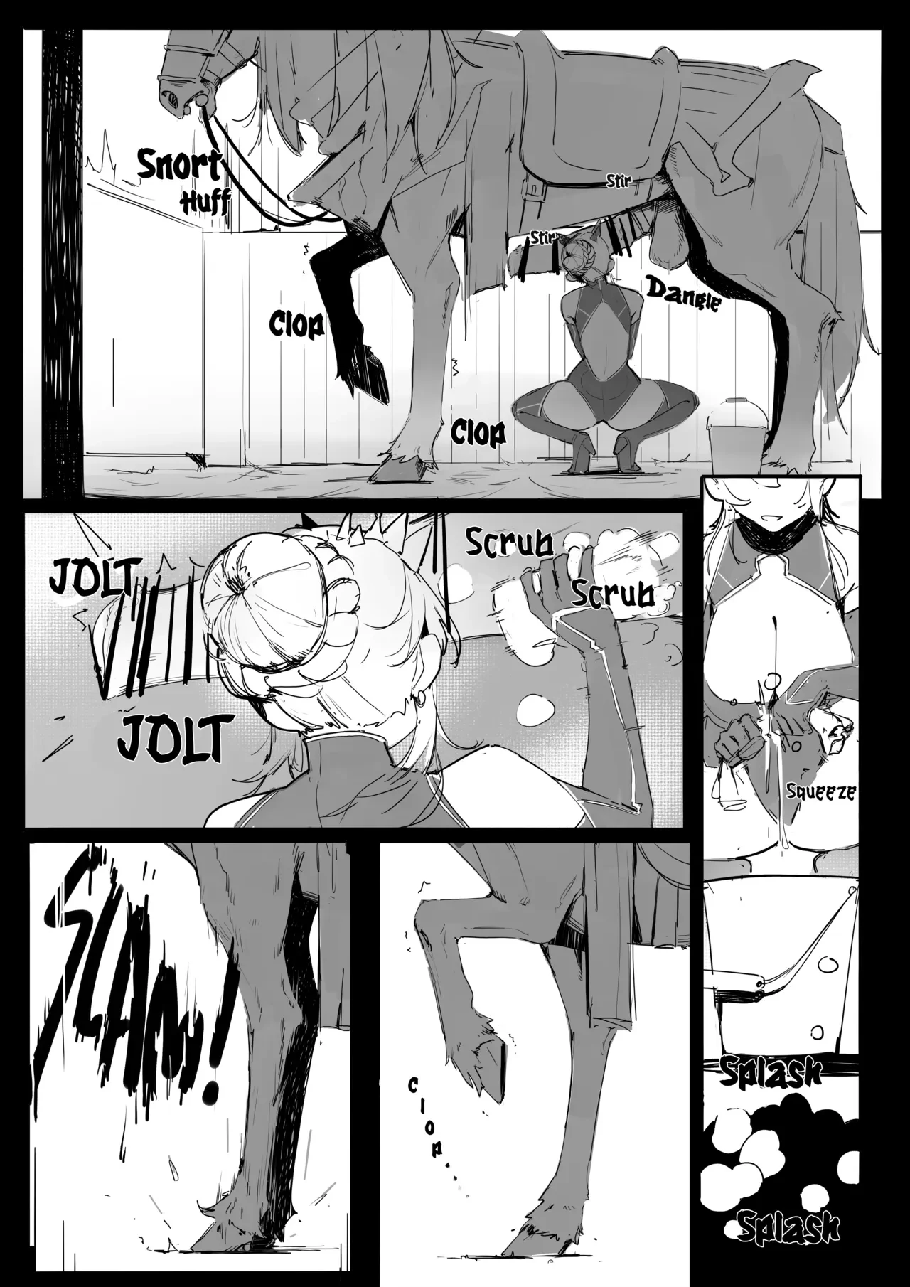 Umaba-sama no Seika - WASHING THE ROYAL MARE — page 3