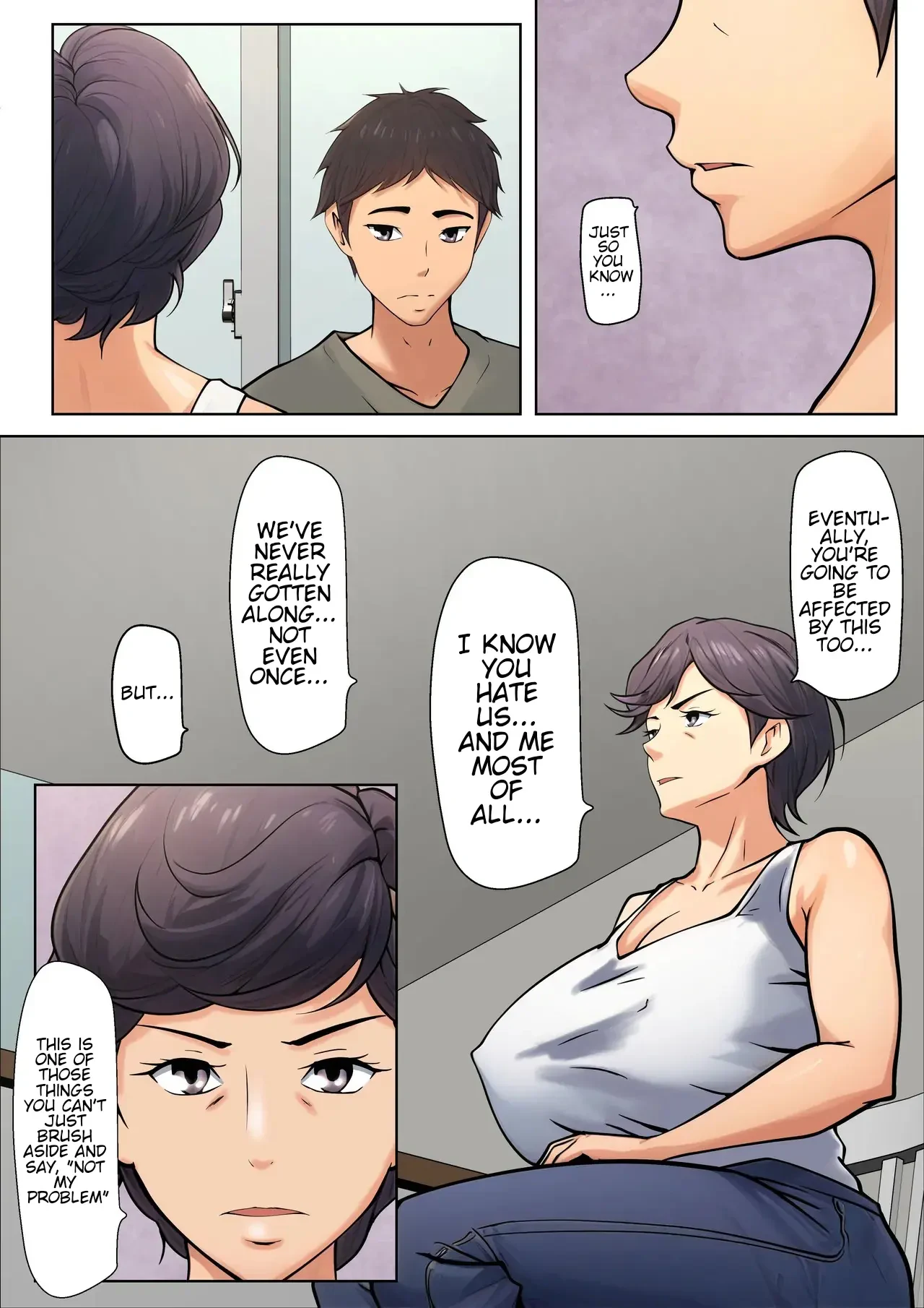 I guess I have no choice but to have sex with my mom. — page 11