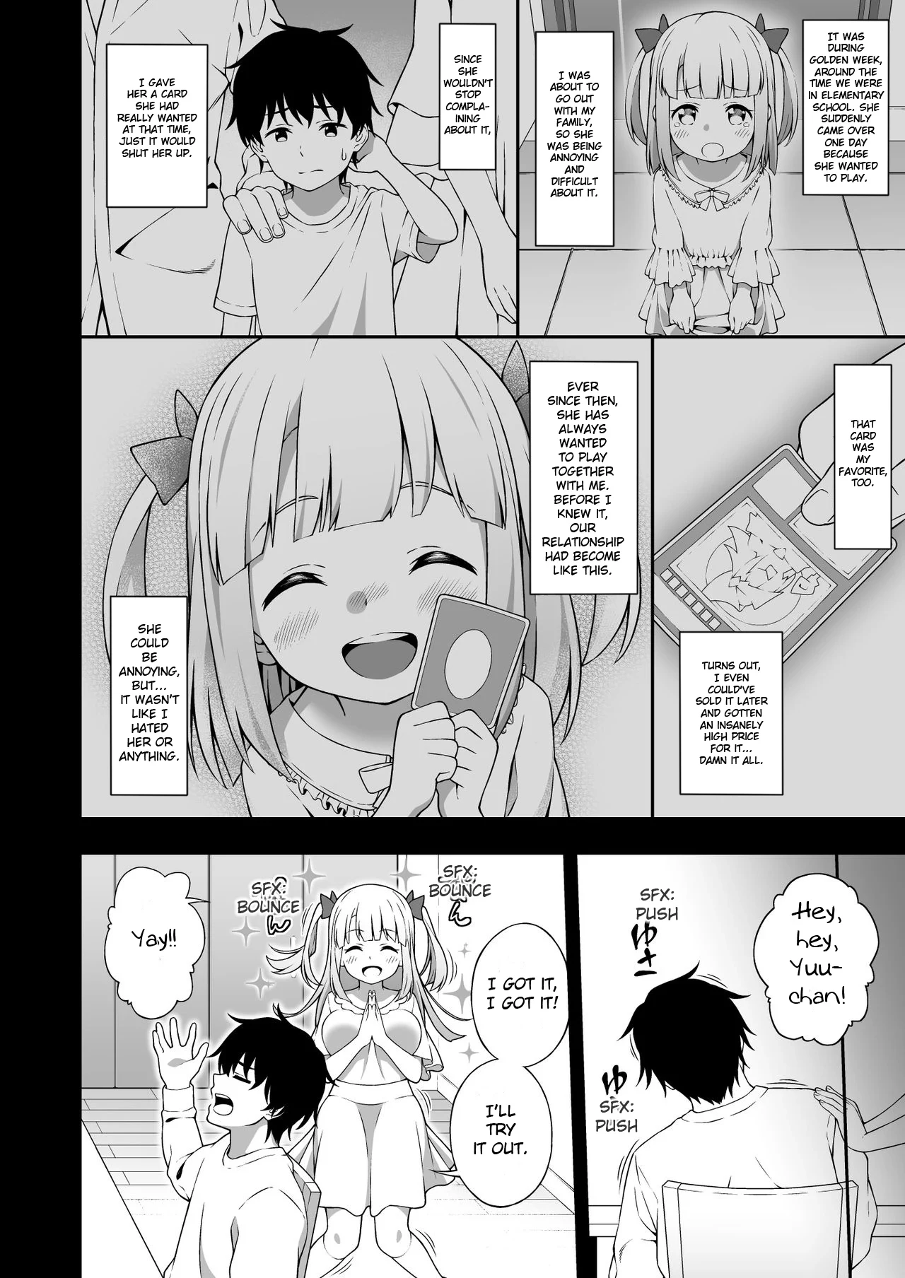 Thanks to Hypnotism, I had my Huge-Breasted Highschooler Childhood Best Friend in the Palm of my Hands — page 11