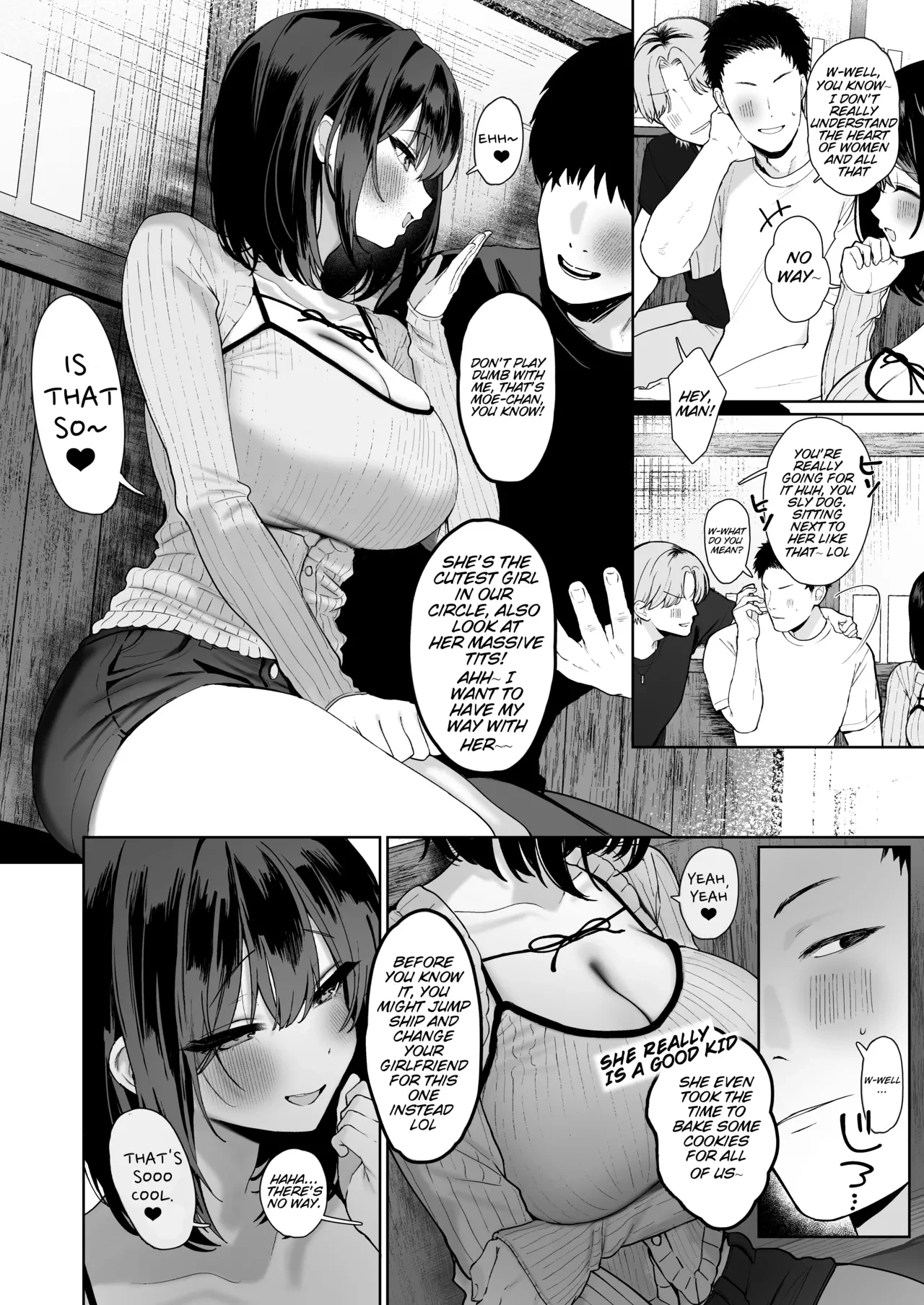 A story about having non-stop cheating sex with the kind of woman no boyfriend should be hanging around with. — page 3