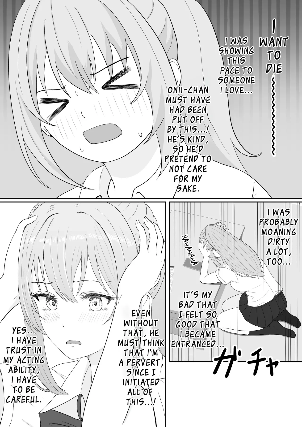 Half Gimai to no Amai Nichijou to Noumitsu Sex — page 16