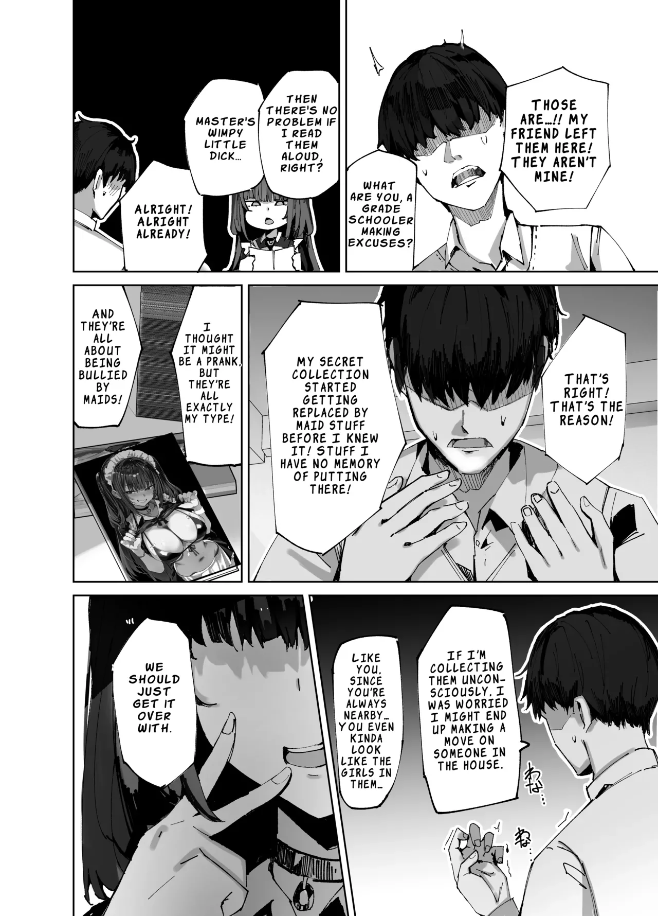 The Story of a Cheeky Maid Finding the Erotic Book I Hid, Mocking Me, and Then Having Sex Anyway — page 9