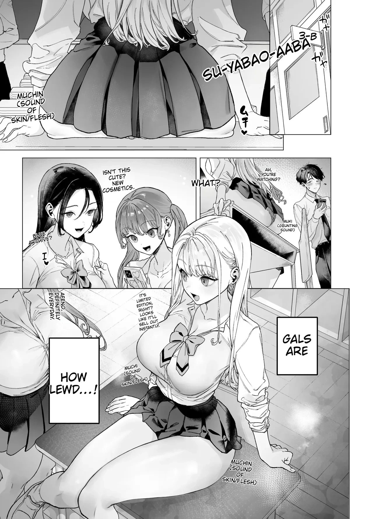 A gal who doesn't act submissive but is weak for a big cock, and a huge-dicked otaku. — page 3