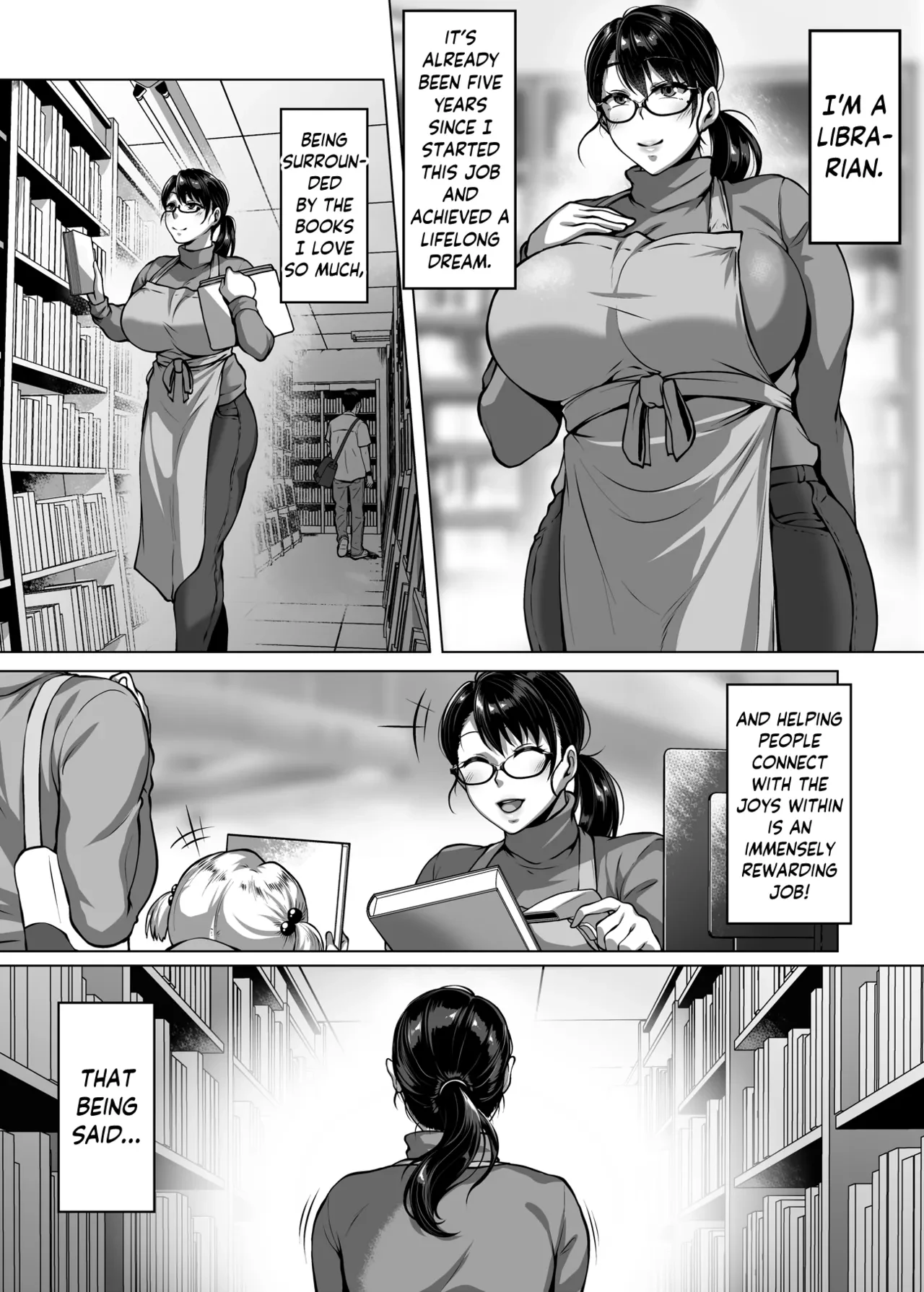 Lewd Librarian: Pussy for Loan — page 3