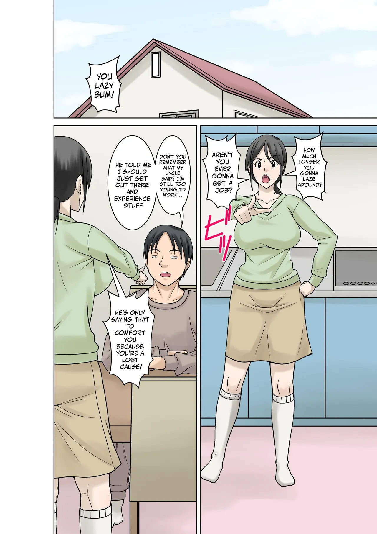 Since my mom broke both her hands, it’s my duty to take care of her. Episode 1 — page 2