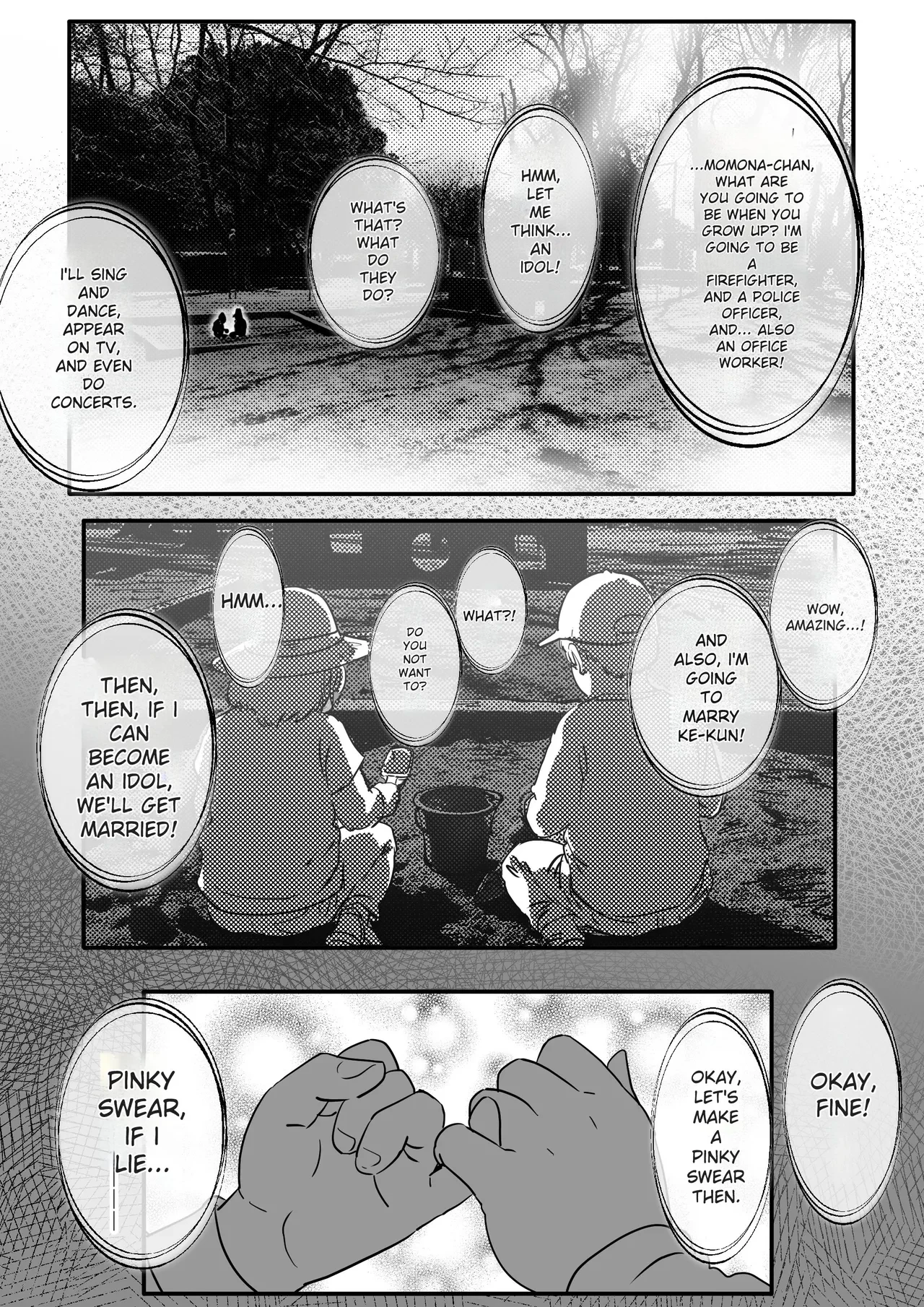 The Story of Momona-chan, an Aspiring Idol Who Was Supposed to End Up With Her Childhood Friend, but Ends Up Becoming an Older Man's Mistress. — page 3
