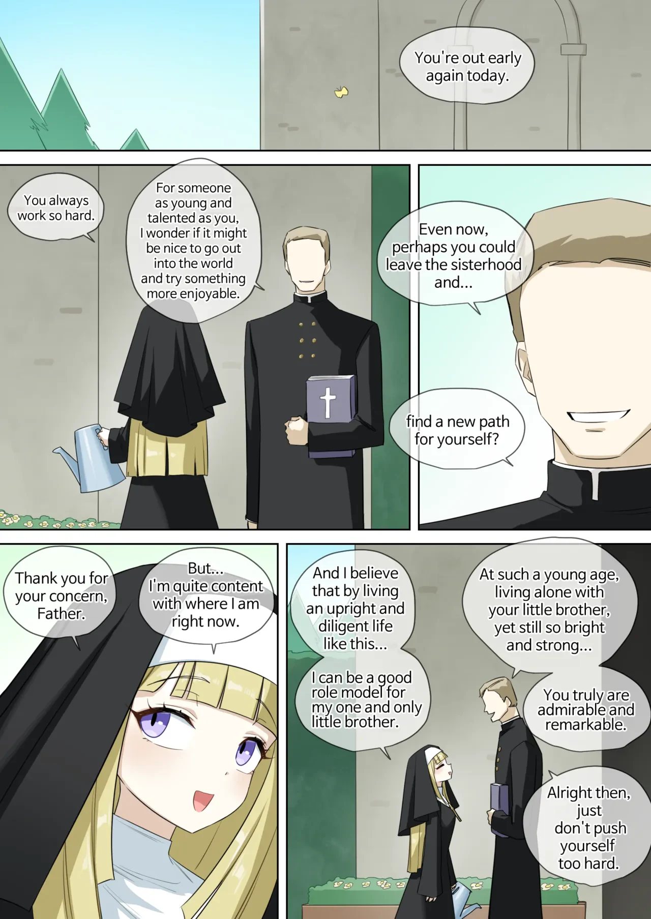 The Nun Who tricks her Sibling — page 3