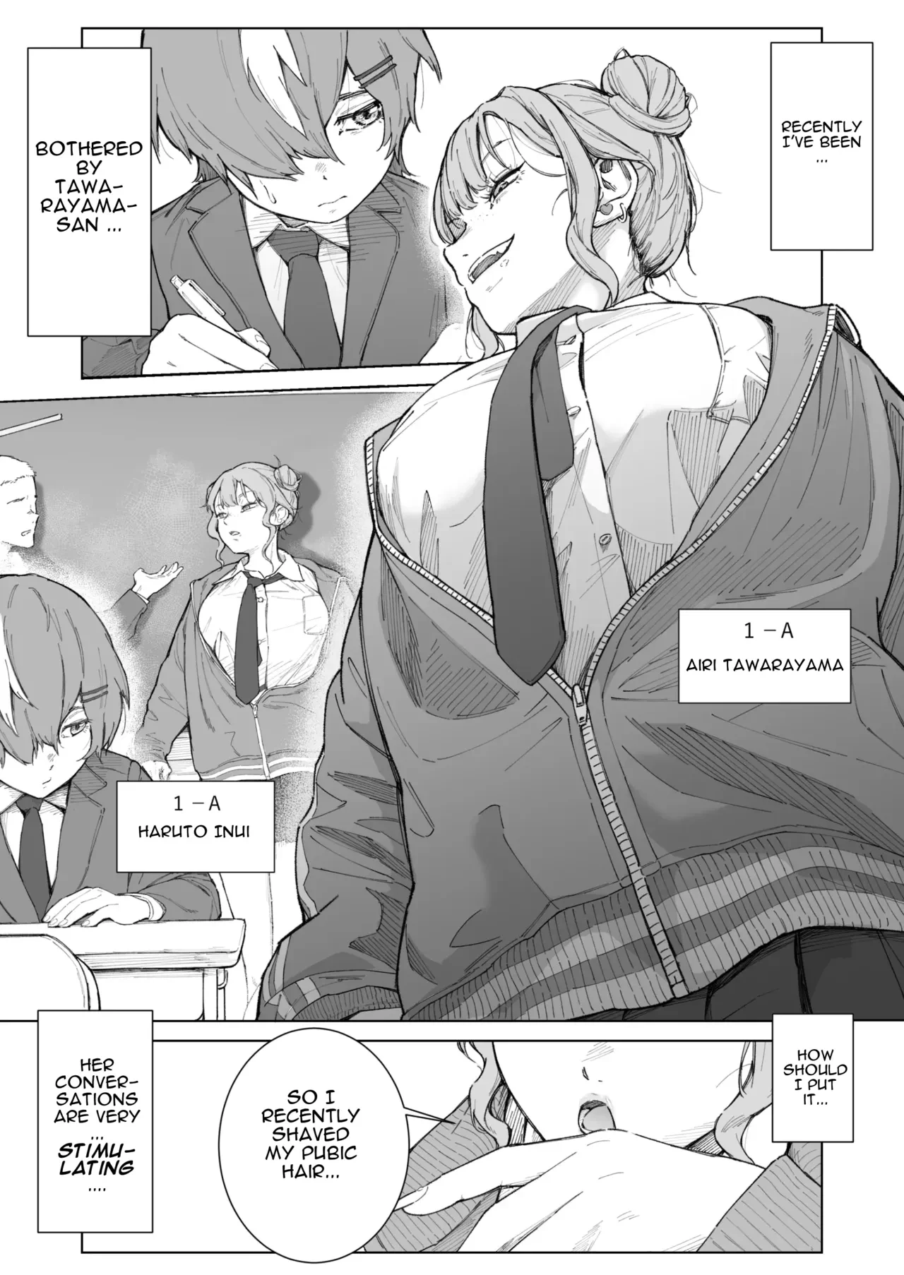Hey, aren't you using me as your "fap material"? ~The story of how I got caught using the tall, gal-type girl in my class as my fap material — page 2