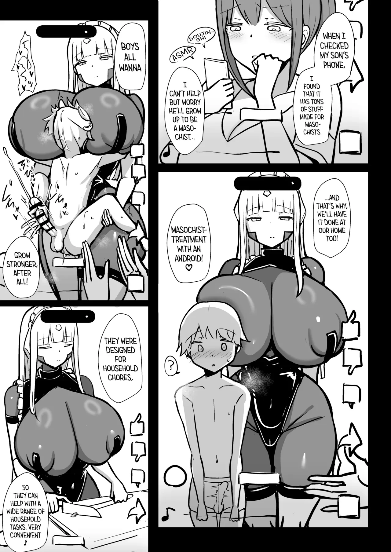 You Can't Escape from the Masochist Treatment Android: Preparatory Issue — page 2