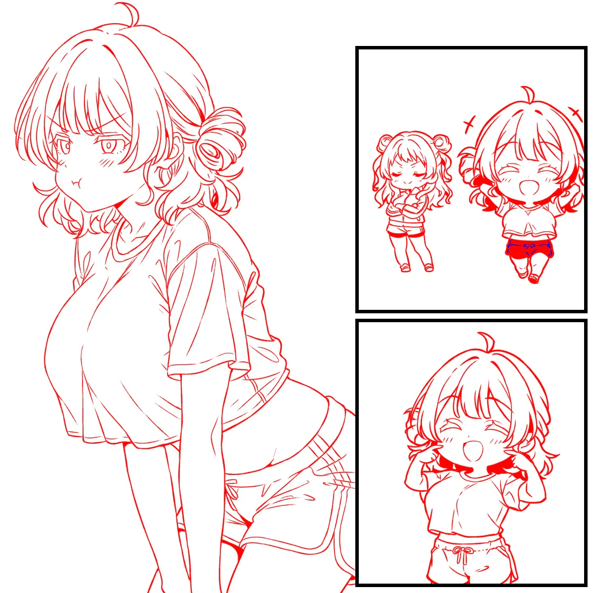 白熱した勝負をする花海姉妹 — page 4