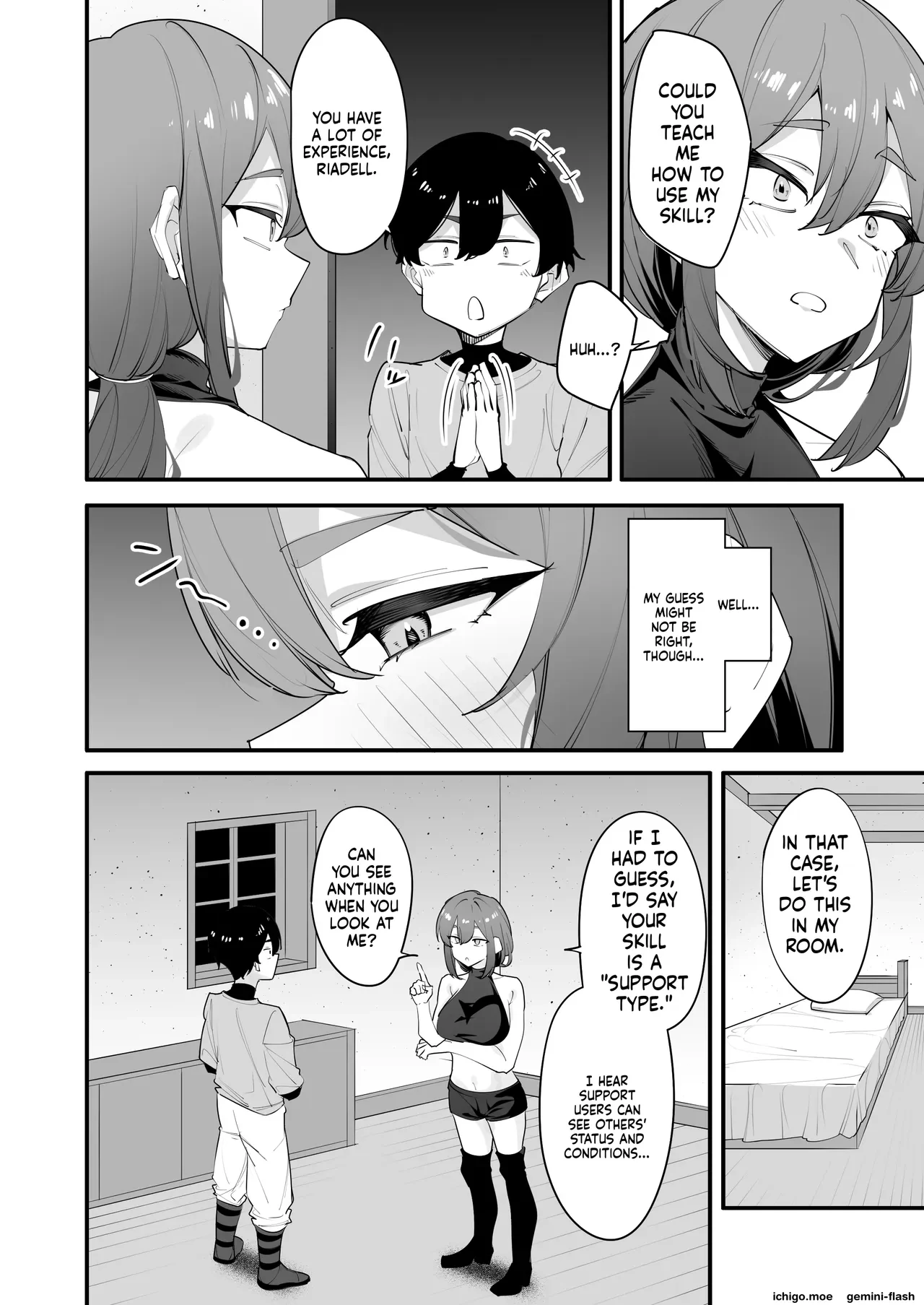 The Frustrated Female Knight Climaxes Non-Stop Using Her Younger Brother's Skill — page 12