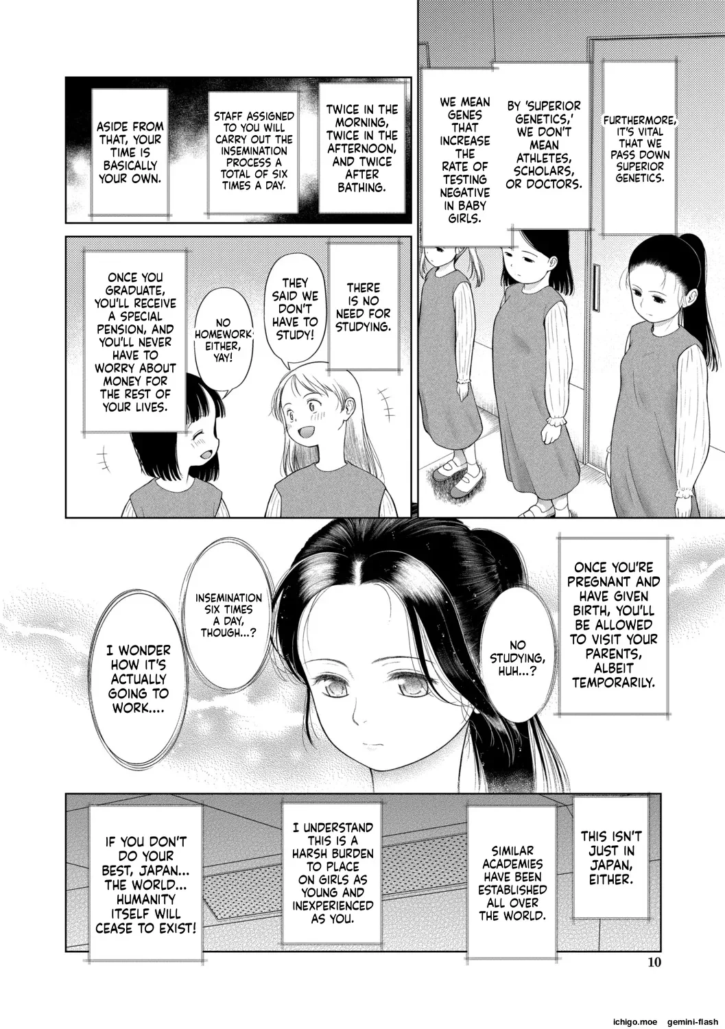 A WORLD WHERE ONLY YOUNG GIRLS CAN GET PREGNANT — page 11