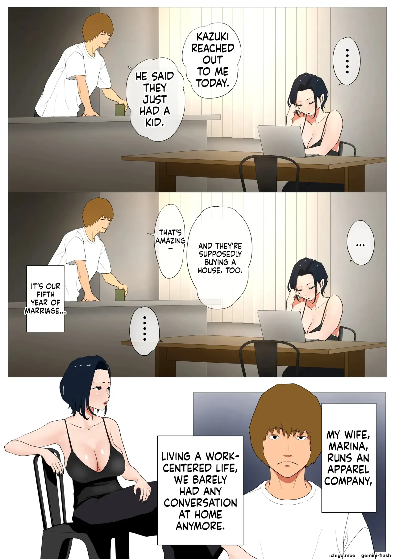 Tsuma no Kako ~Apparel-kei Cool Zuma no Kekkon Mae — page 3