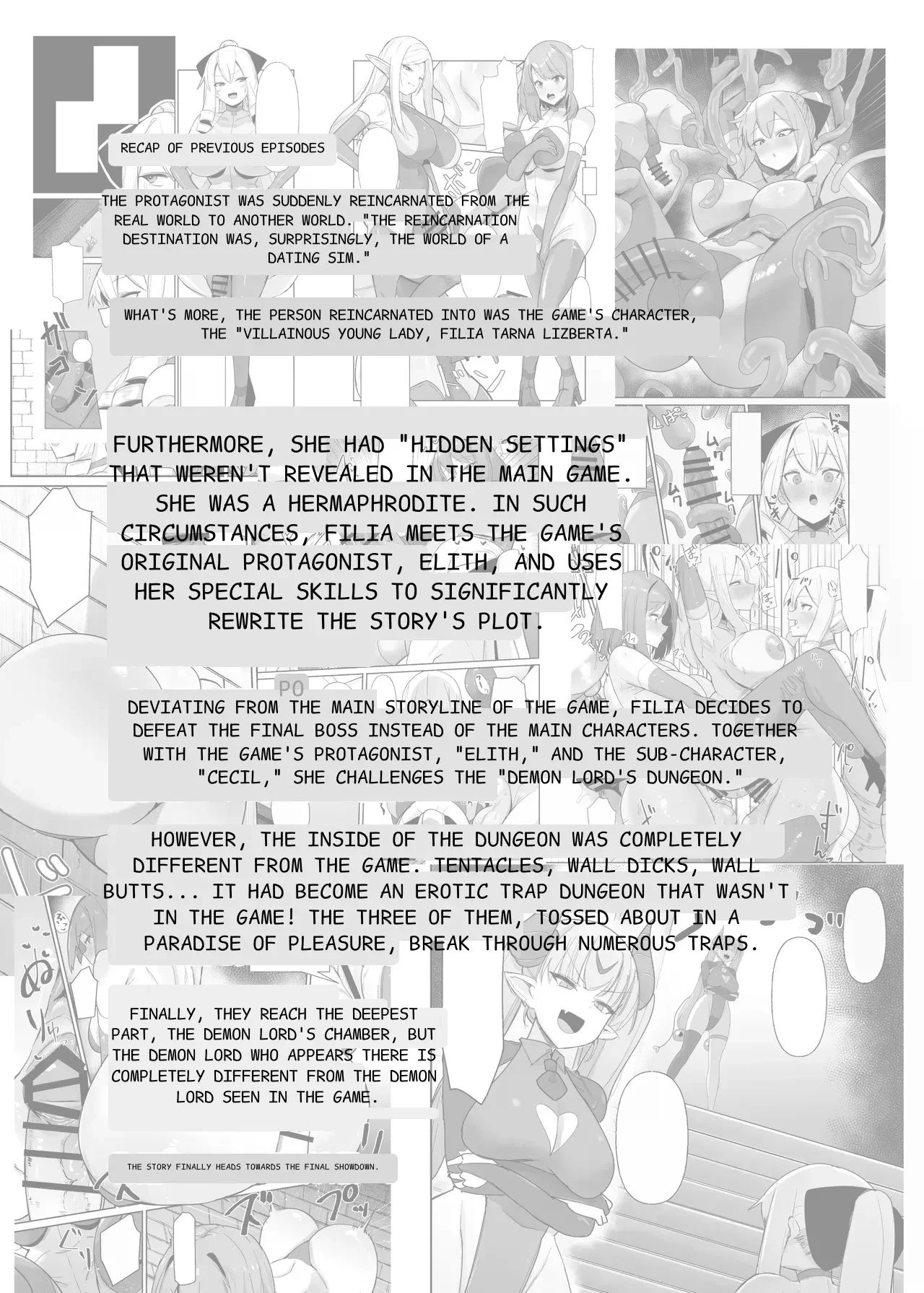I was reincarnated as a villainess in an otome Game who was a futanari in her backstory 4 — page 3