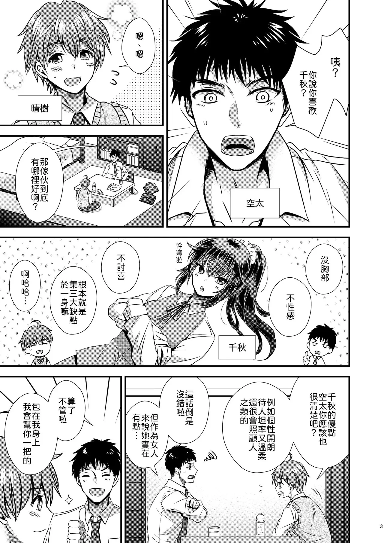Seitankan Shita Boku to Osananajimi-tachi to no Sankaku Kankei — page 3