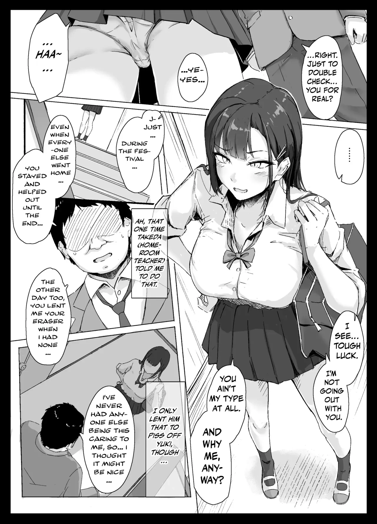 The Cheeky Gyaru Can't Defy the Creepy Otaku — page 3
