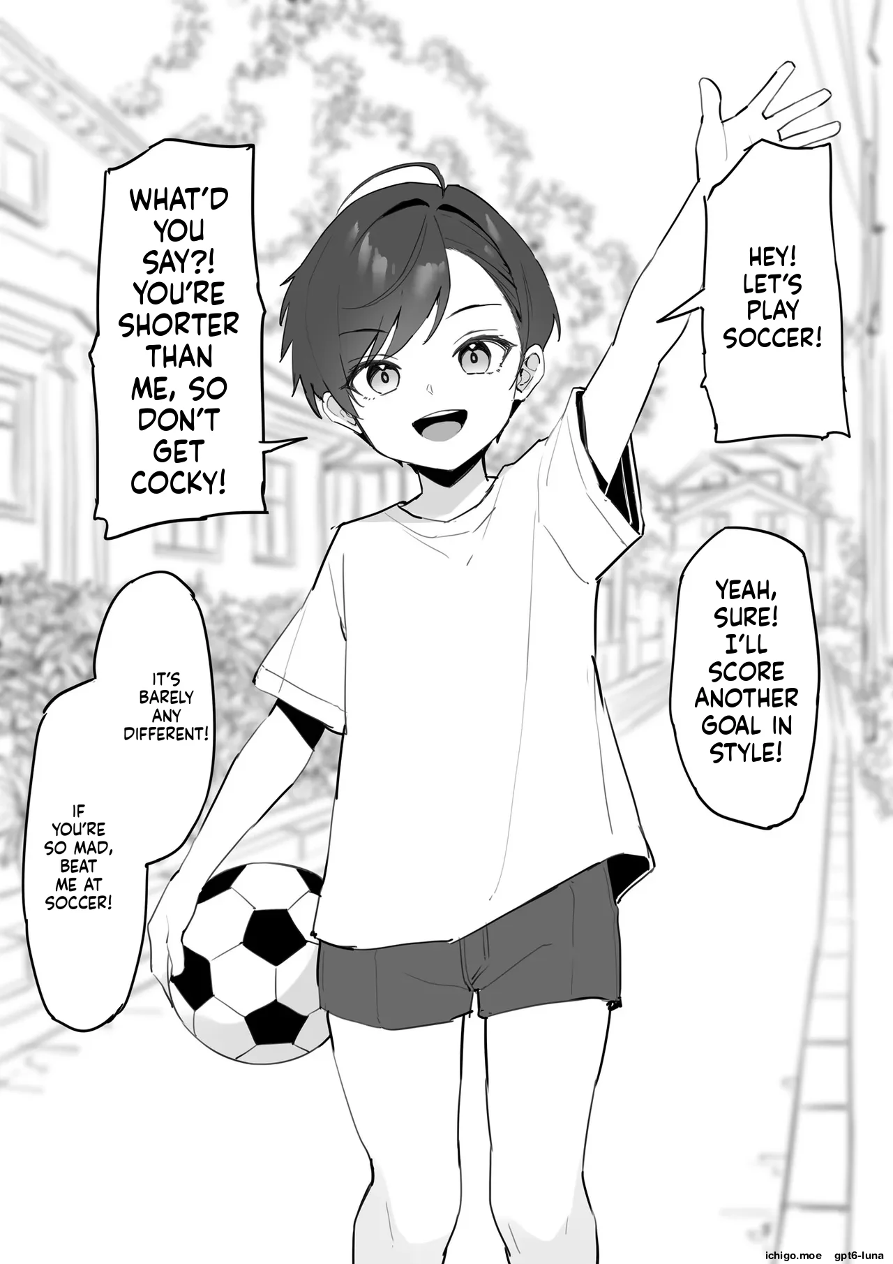 My tomboyish childhood friend is too feminine from the neck down — page 2