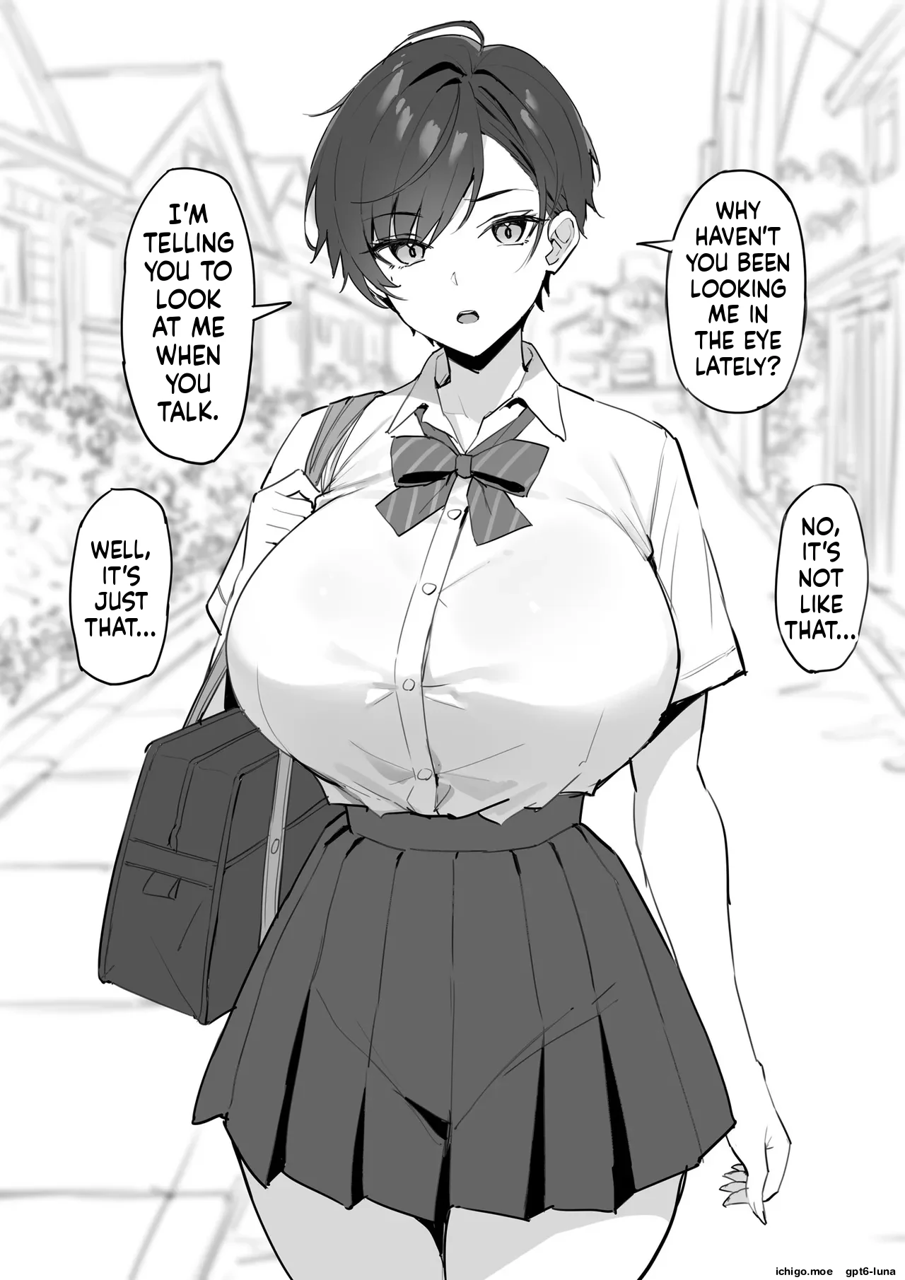 My tomboyish childhood friend is too feminine from the neck down — page 4