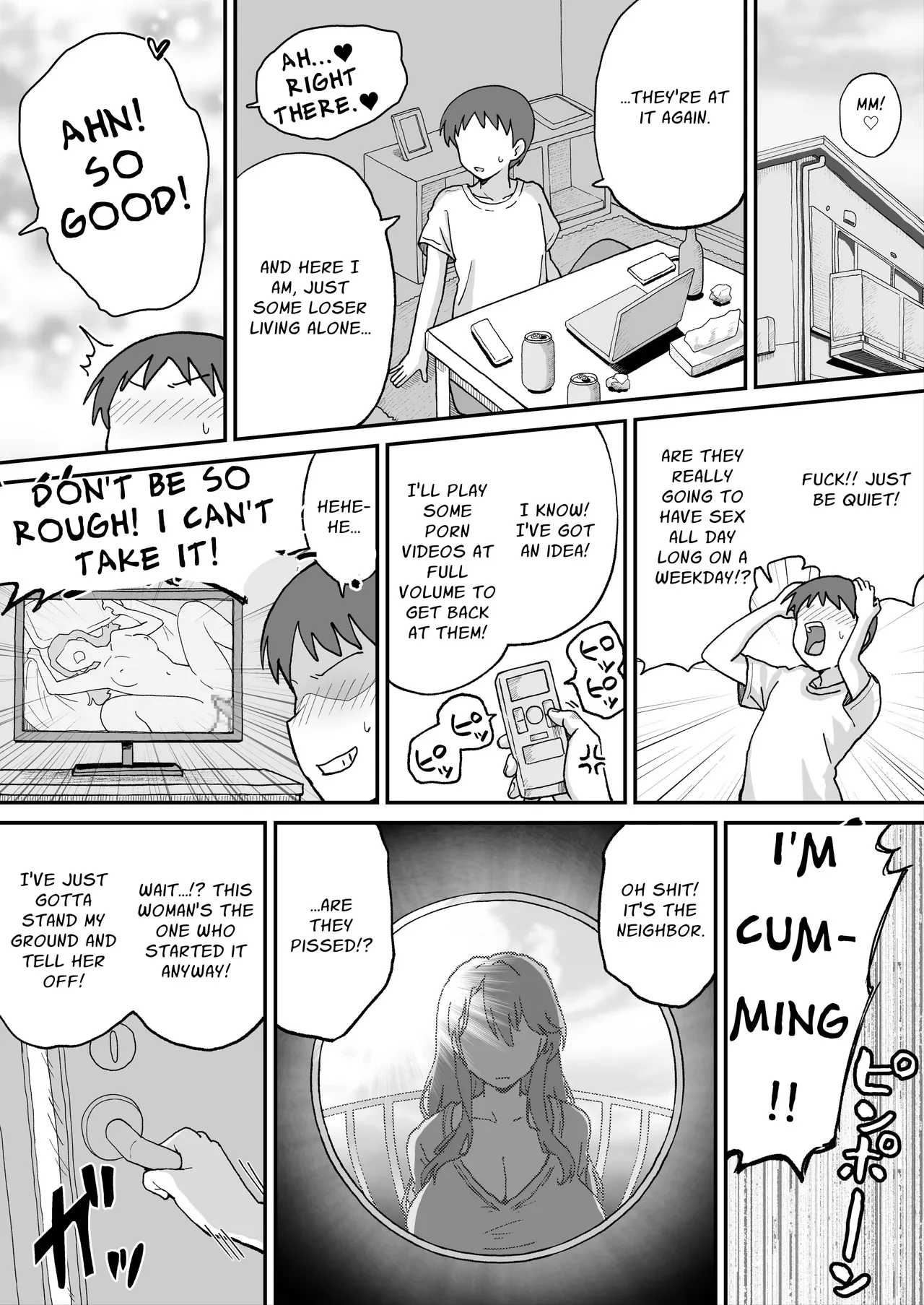 Caught Masturbating, the Frustrated Gal Wife In Heat — page 3