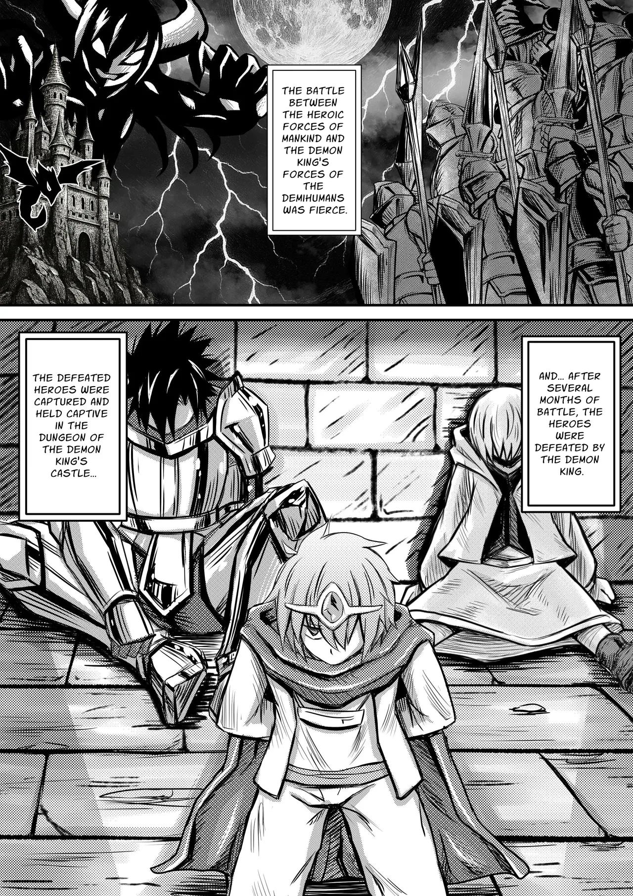 The Big-Breasted Demons Don't Understand Humans, So They Decide To Bring the Heroes To Their Knees By Having Sex 1 — page 3