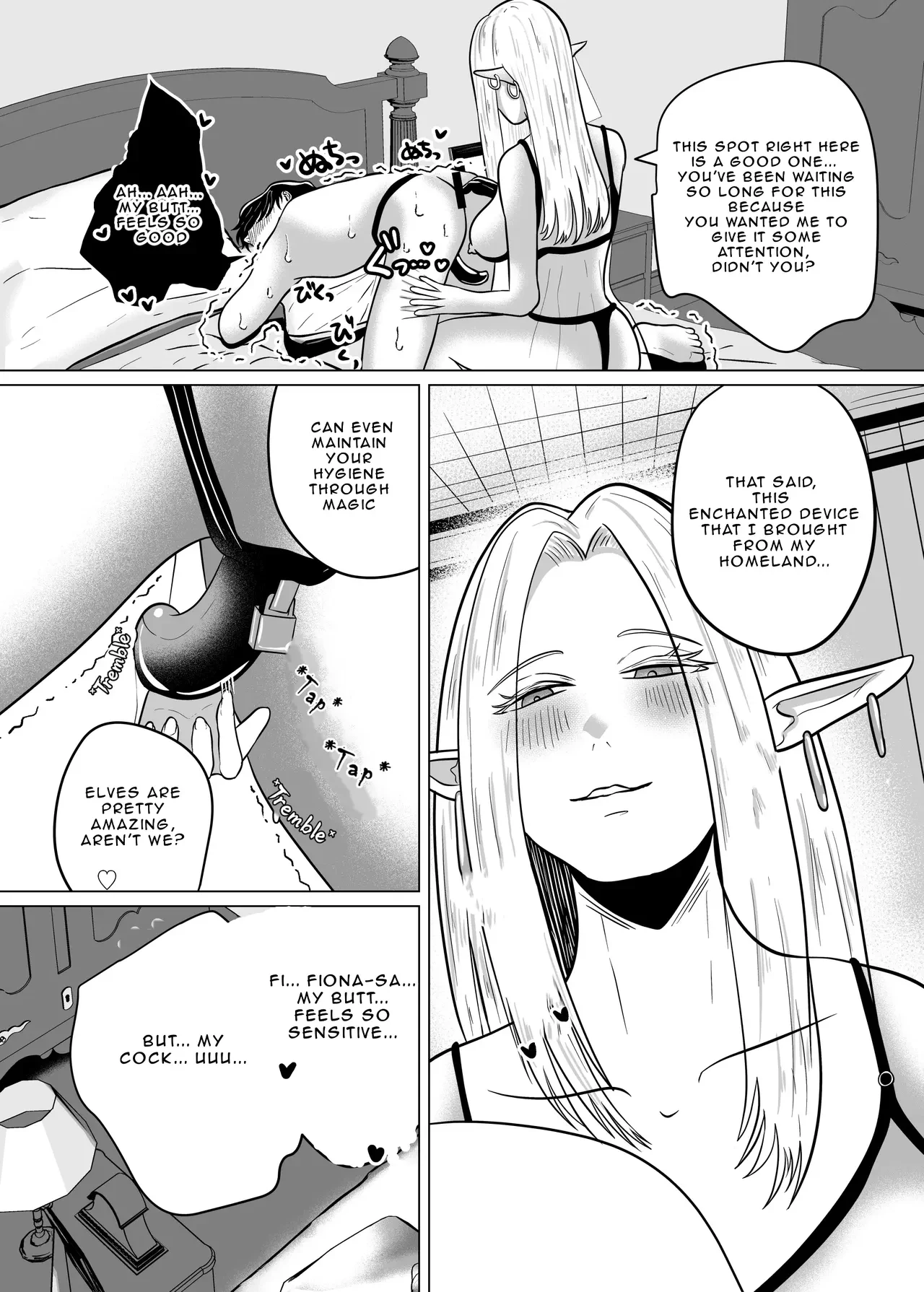 The Elf Onee-san who's making me wear a Chastity Belt — page 11