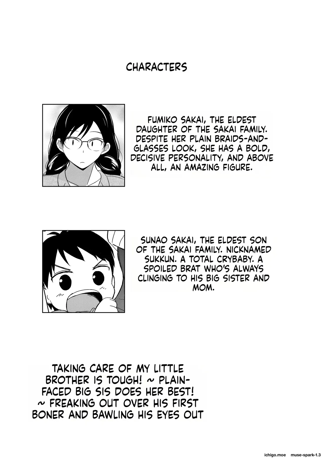 Jimi-gao Onee-chan Ganbaru! ~Hajimete no Bokki ni Odoroite Gyan Naki suru Otouto no Osewa wa Taihen! — page 3