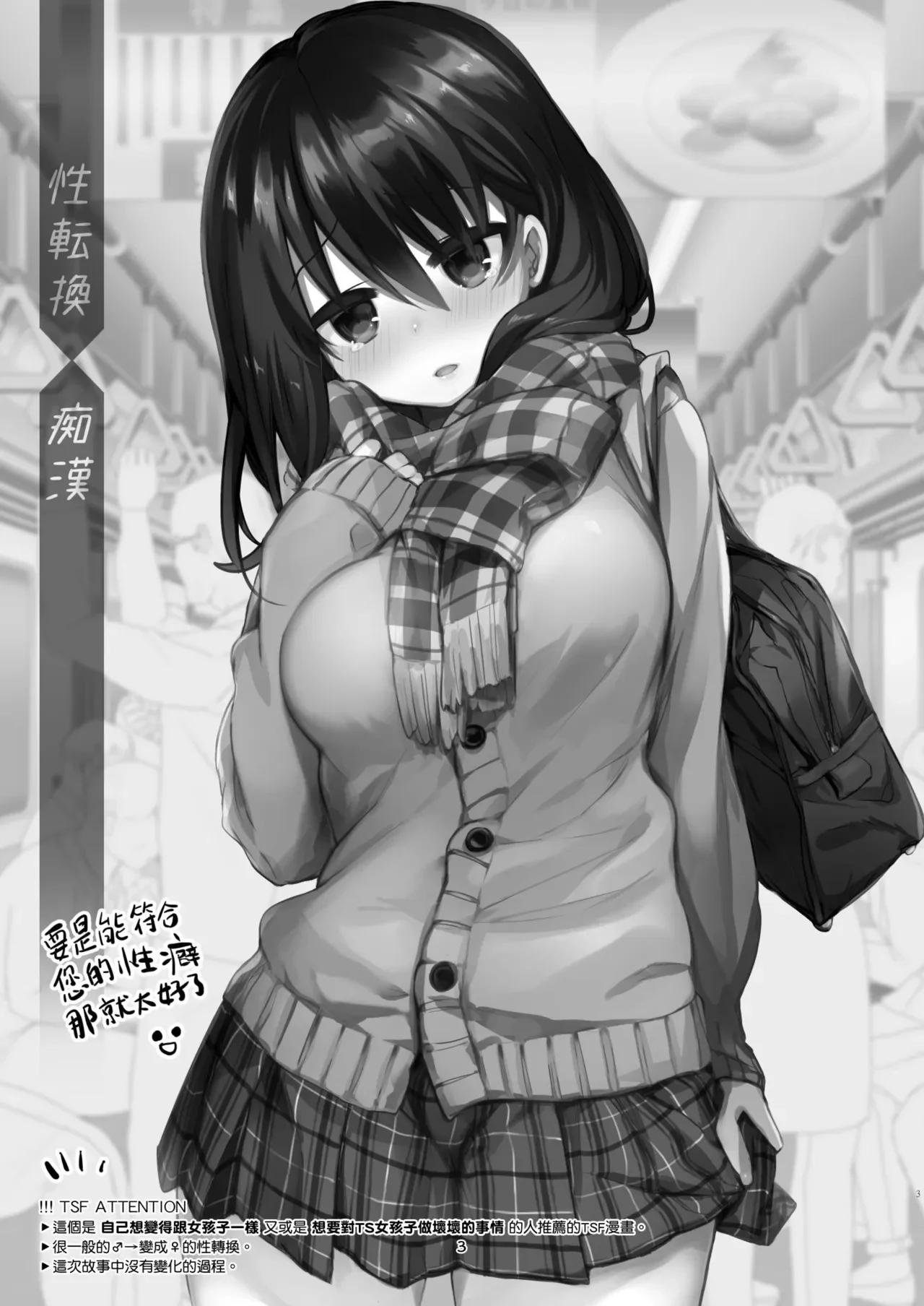打工歸途的TS女孩被癡漢給盯上的本本 — page 3