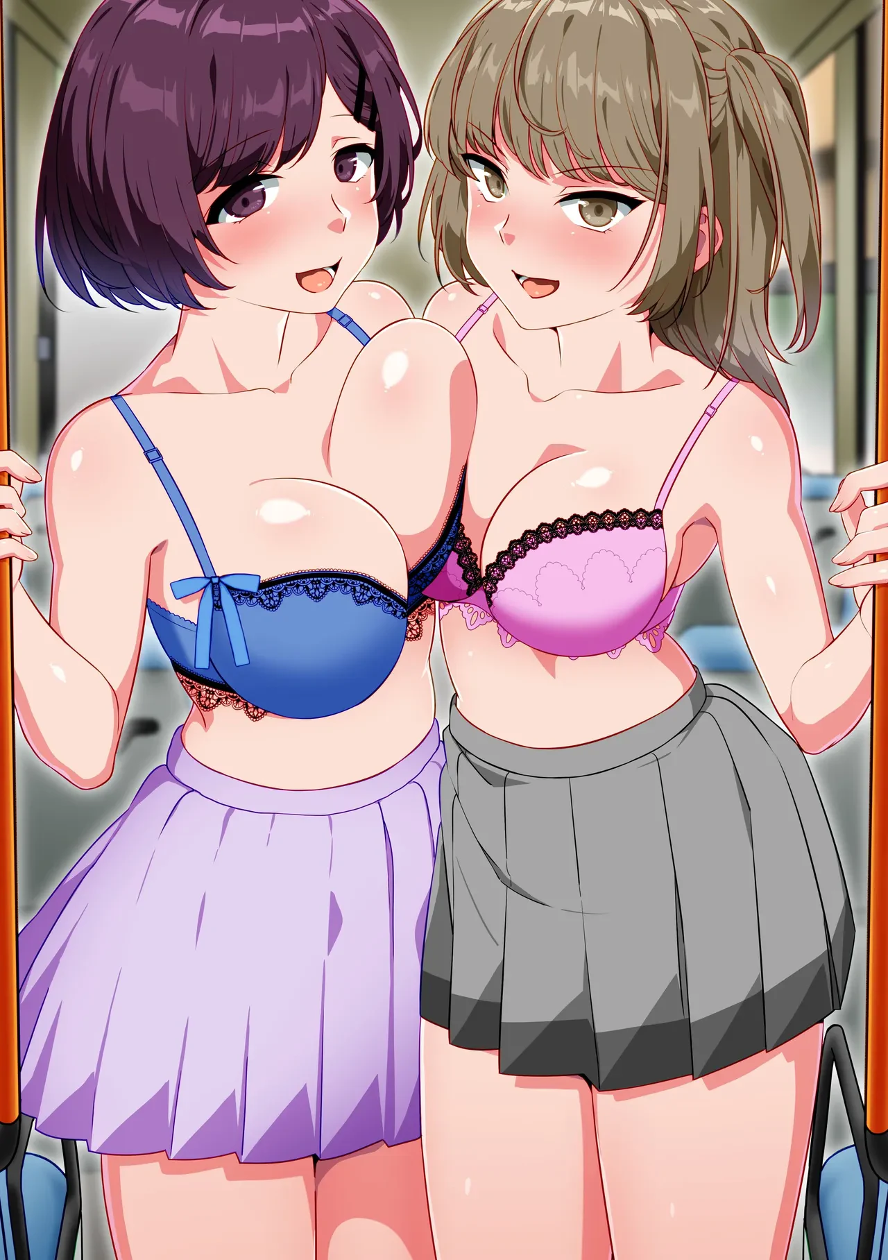 朝起きたらいきなり妹にフェラされてた件。近親が常識になった世界で生イキ妹とその友達にご奉仕されまくる日常 — page 2