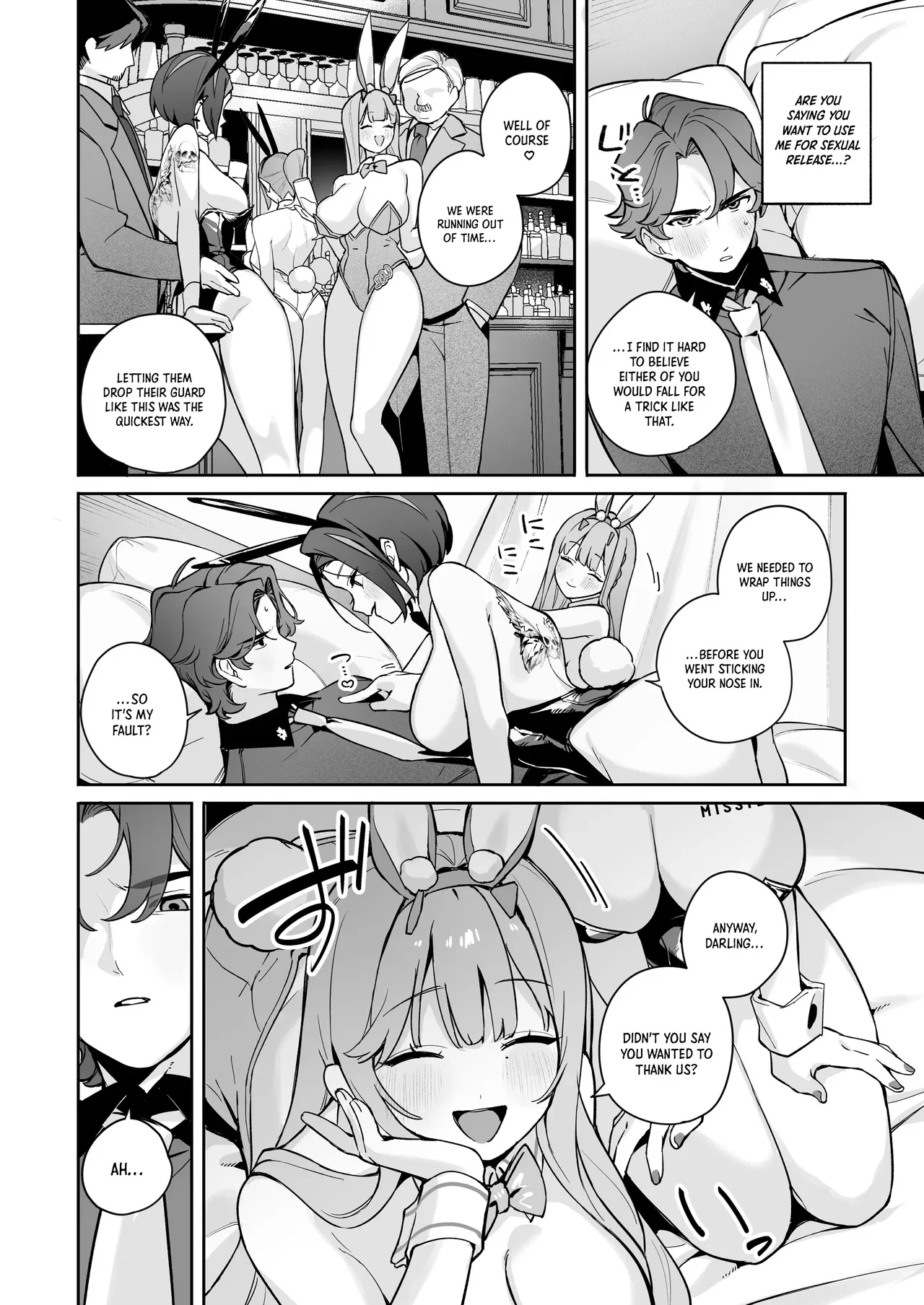 [Wakuwaku Nyuugyou (Machida Poyo) Exotic Bunny Night (Goddess of Victory: Nikke) [English] [Nocturnal Yuri R-18] [Digital] — page 5