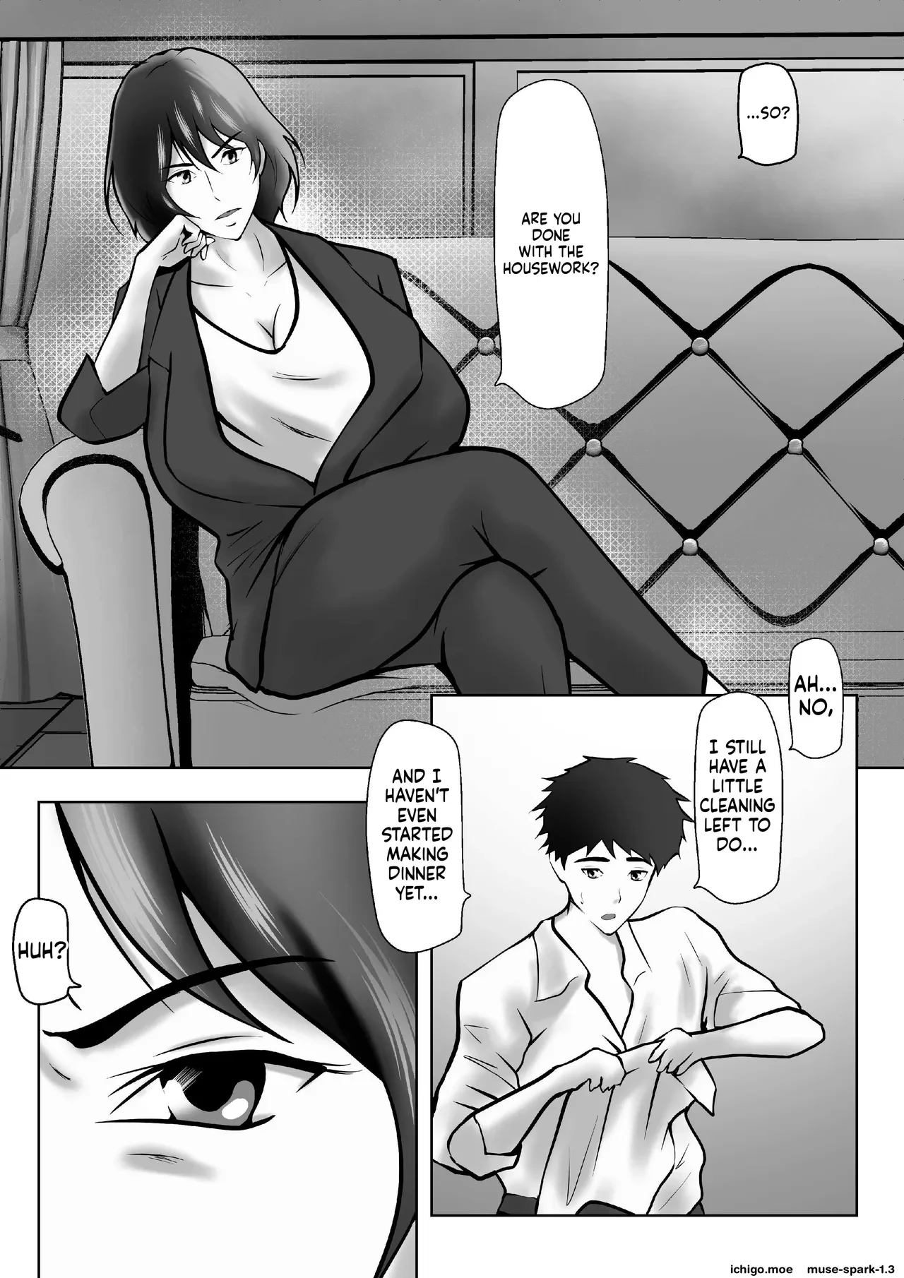 Tachiba Gyakuten ~ PowerHara o Suru Gibo no Onanie ga Toreta node Shitagawaseru Koto ni Shita — page 2
