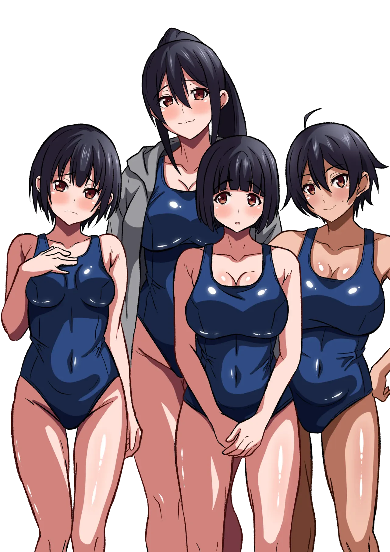 種付けおじさんが行く プールの授業に侵入！スク水女子と汗だくでエッチ — page 2