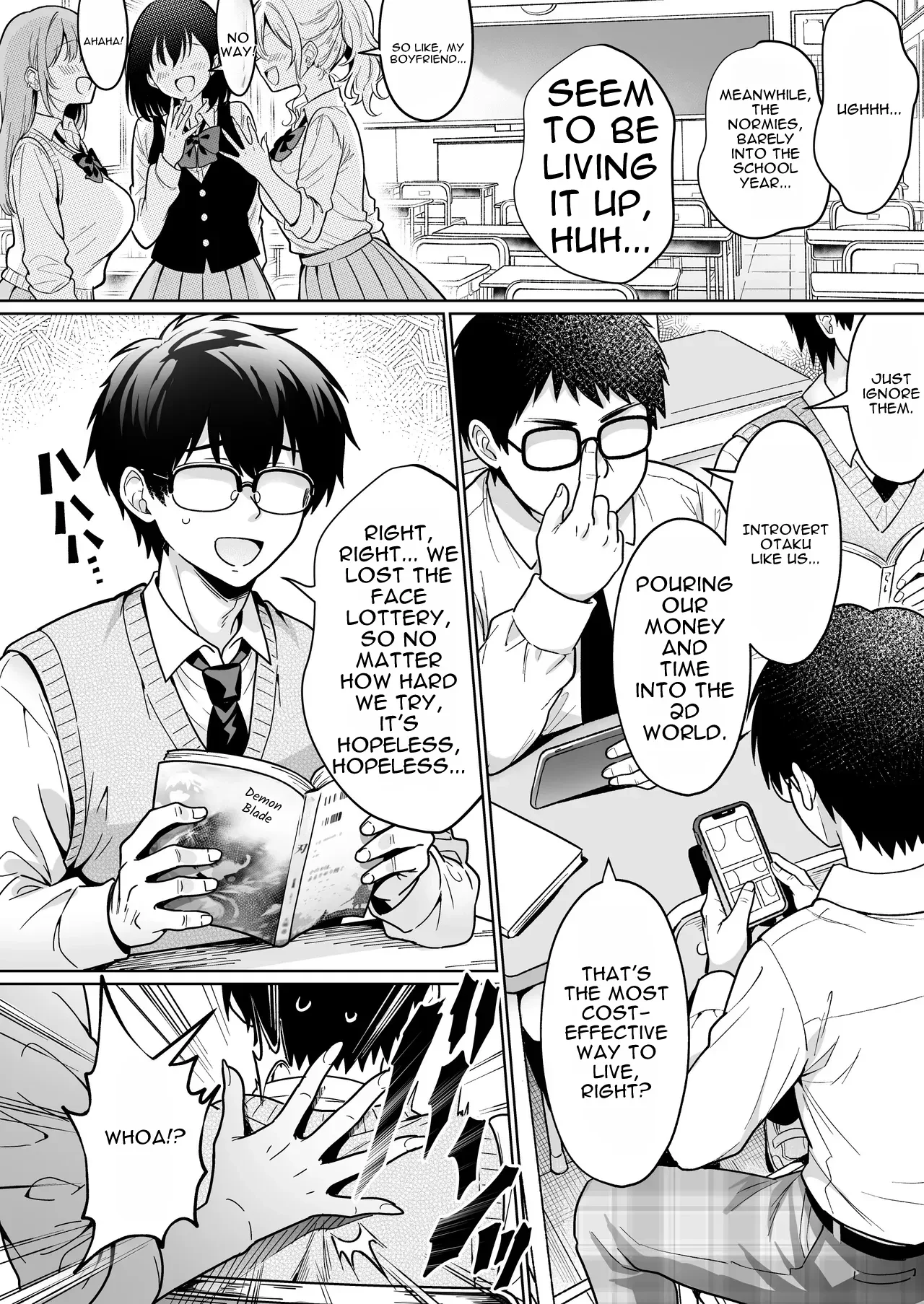 The Sexy-Cute Popular Girl Amase-san Is Only Interested in Me, the Introverted Otaku — page 2