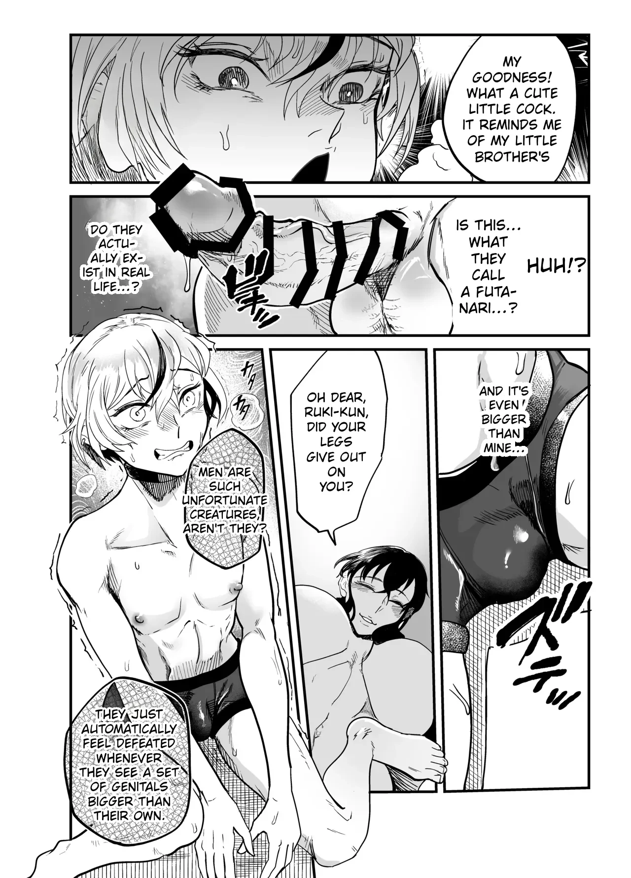 Josei Besshi-kun Futanari Haiboku Katei — page 11