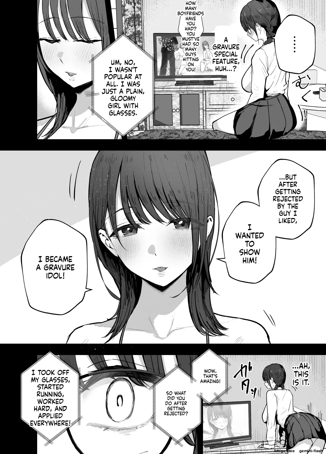 "Omae ga Futta InCha Onna, Ima ja Followers Hyakuman-nin Goe no Bakunyuu Gravure Idol dazo? w" 2 —Kanojo no Iru Ore o Muchimuchi Bakunyuu Body de Yuuwaku shite kite Gyaku NTR — page 3