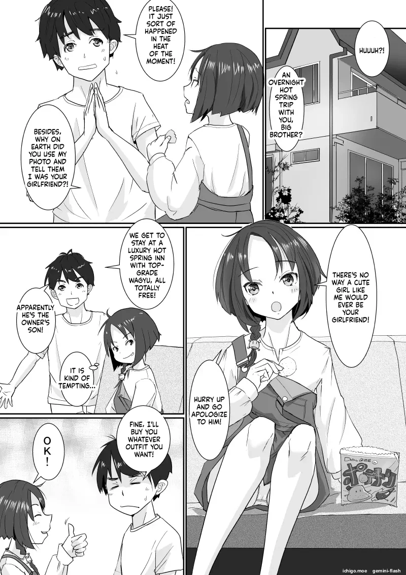 Couple Swapping: Onsen & Love Hotel Edition ~Except She's Actually My Sister! — page 3