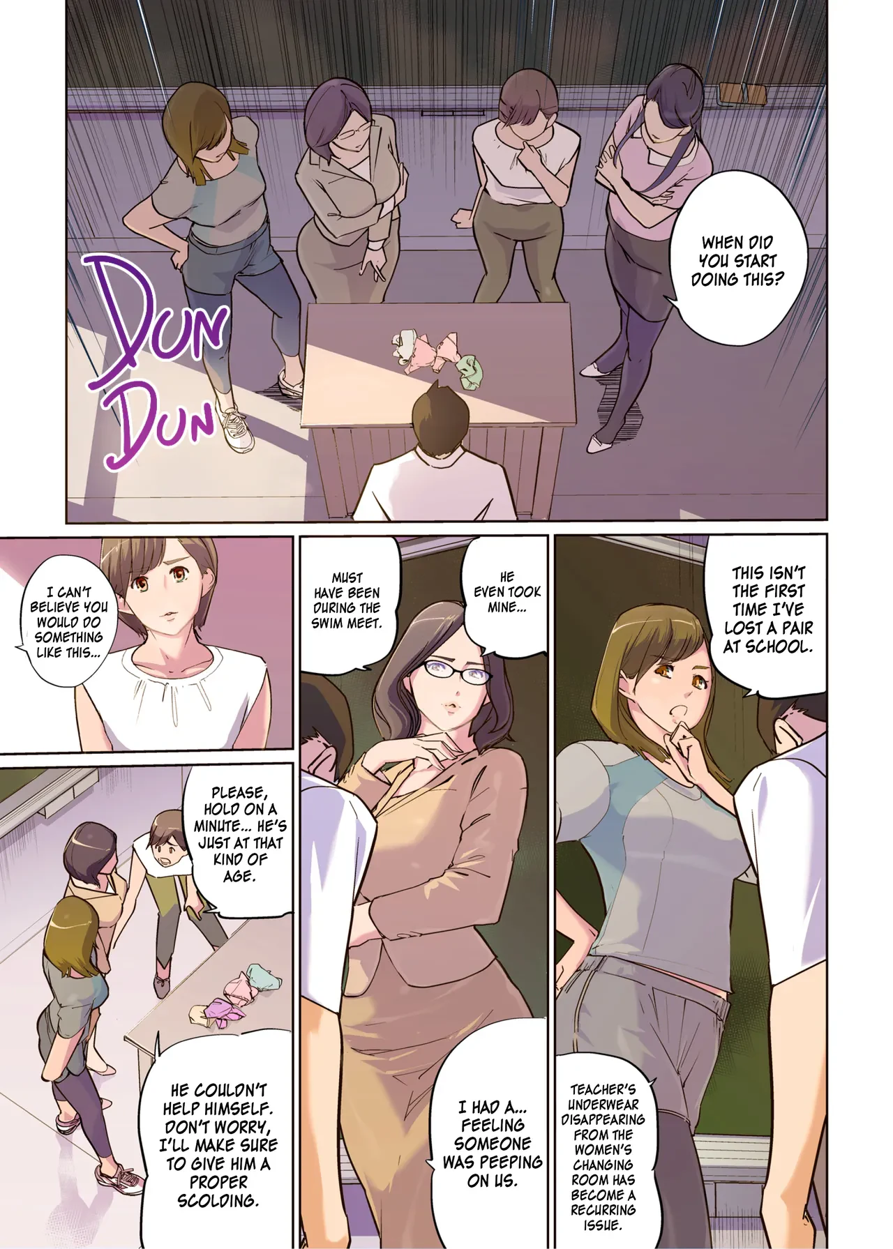 Erotic Fight Between Four Monster Female Teachers — page 5